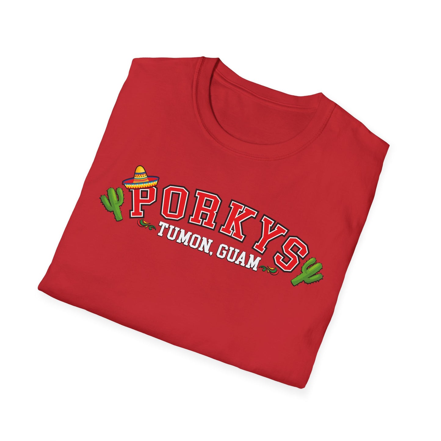 Porkys Cinco de Mayo Celebration T-Shirt | Unisex Softstyle