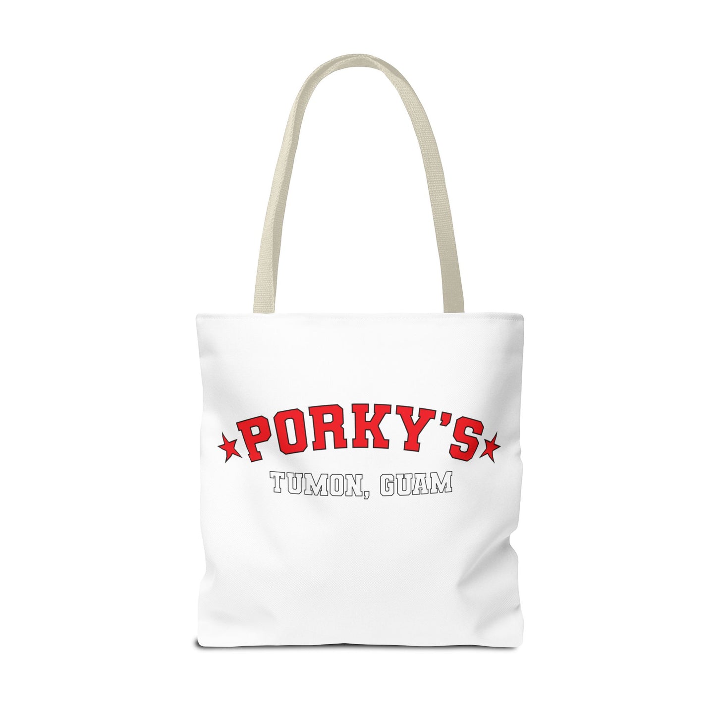 (New Porkys Pin Up) Retro Pin-Up Style Tote Bag - Porky's Tumon, Guam