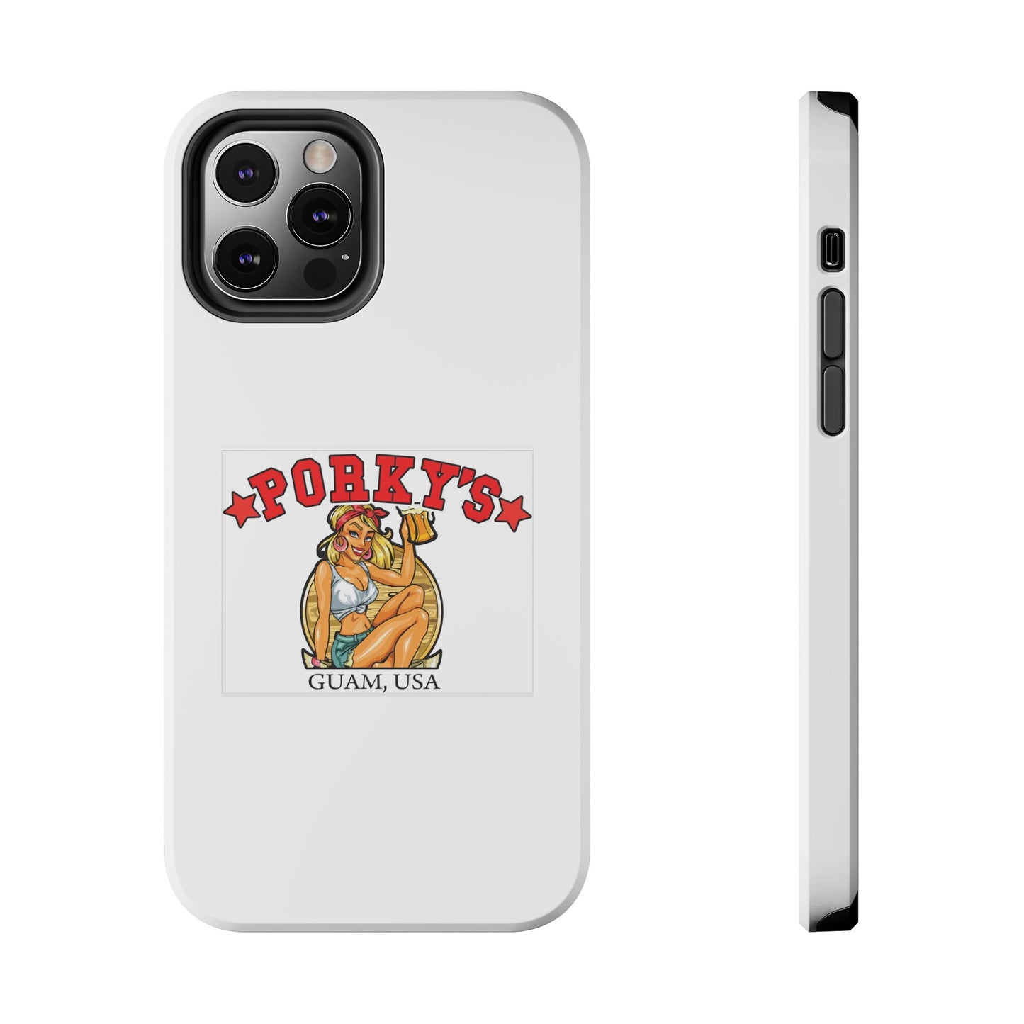 (OG Pin UP Girl) Vintage Style Tough Phone Case - Porky's Guam Design
