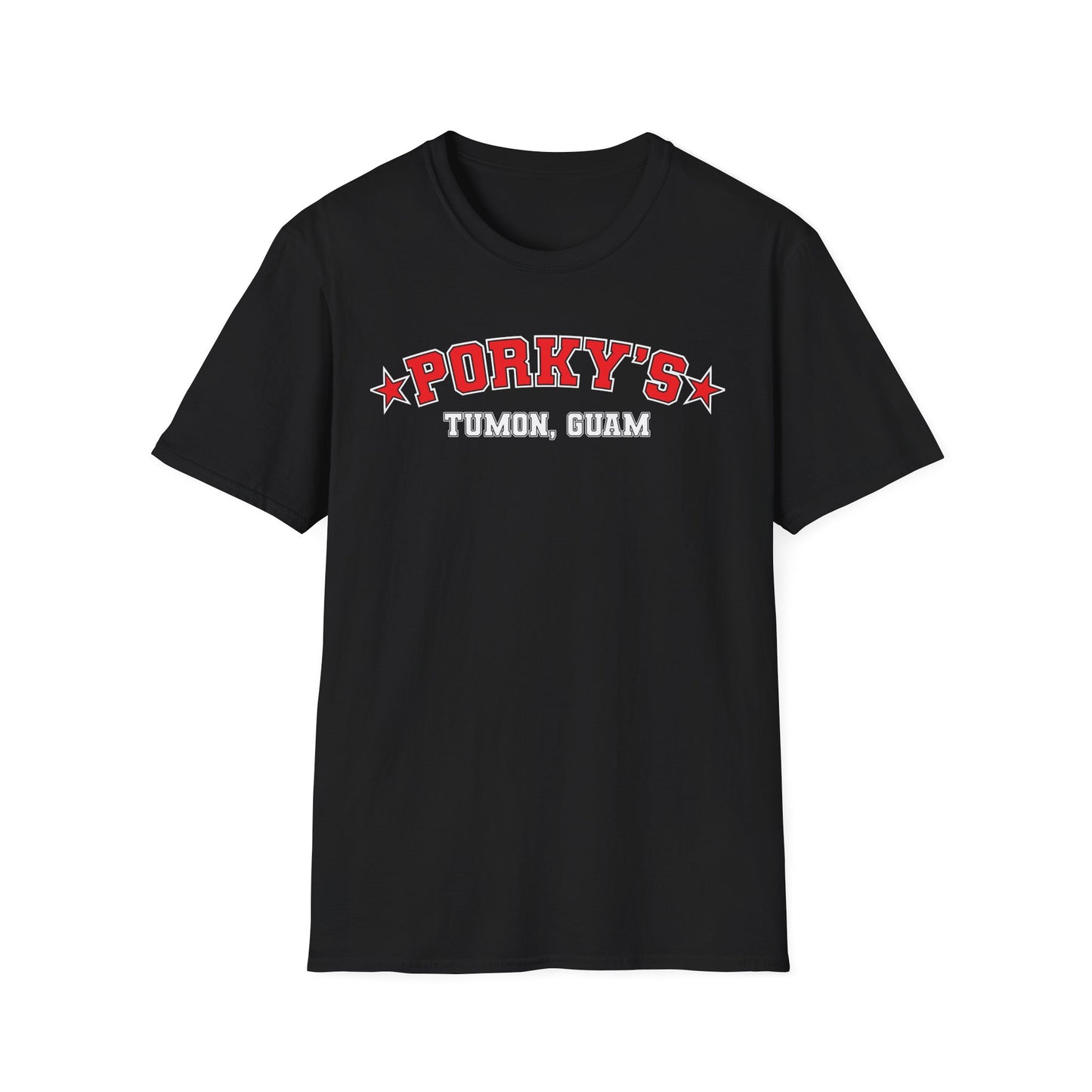 (OG Pin UP Girl) Porky's Guam Unisex Softstyle T-Shirt