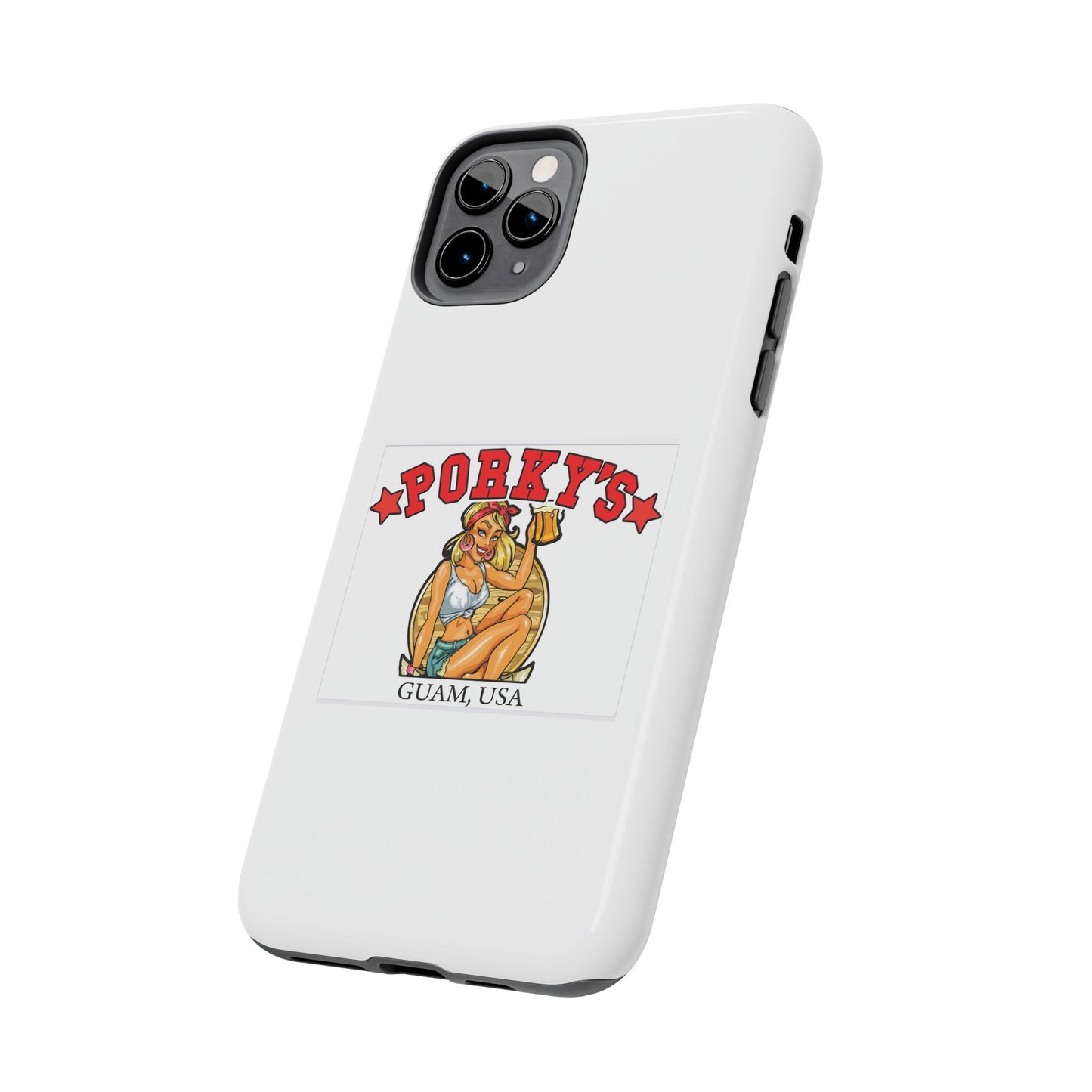 (OG Pin UP Girl) Vintage Style Tough Phone Case - Porky's Guam Design