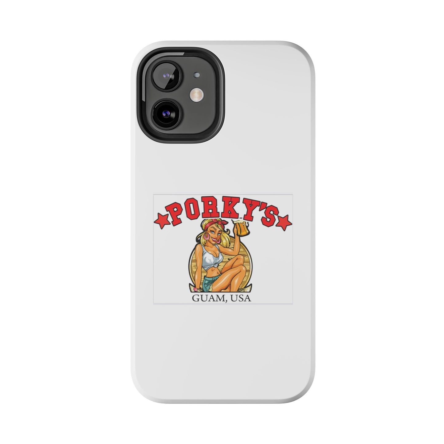 (OG Pin UP Girl) Vintage Style Tough Phone Case - Porky's Guam Design