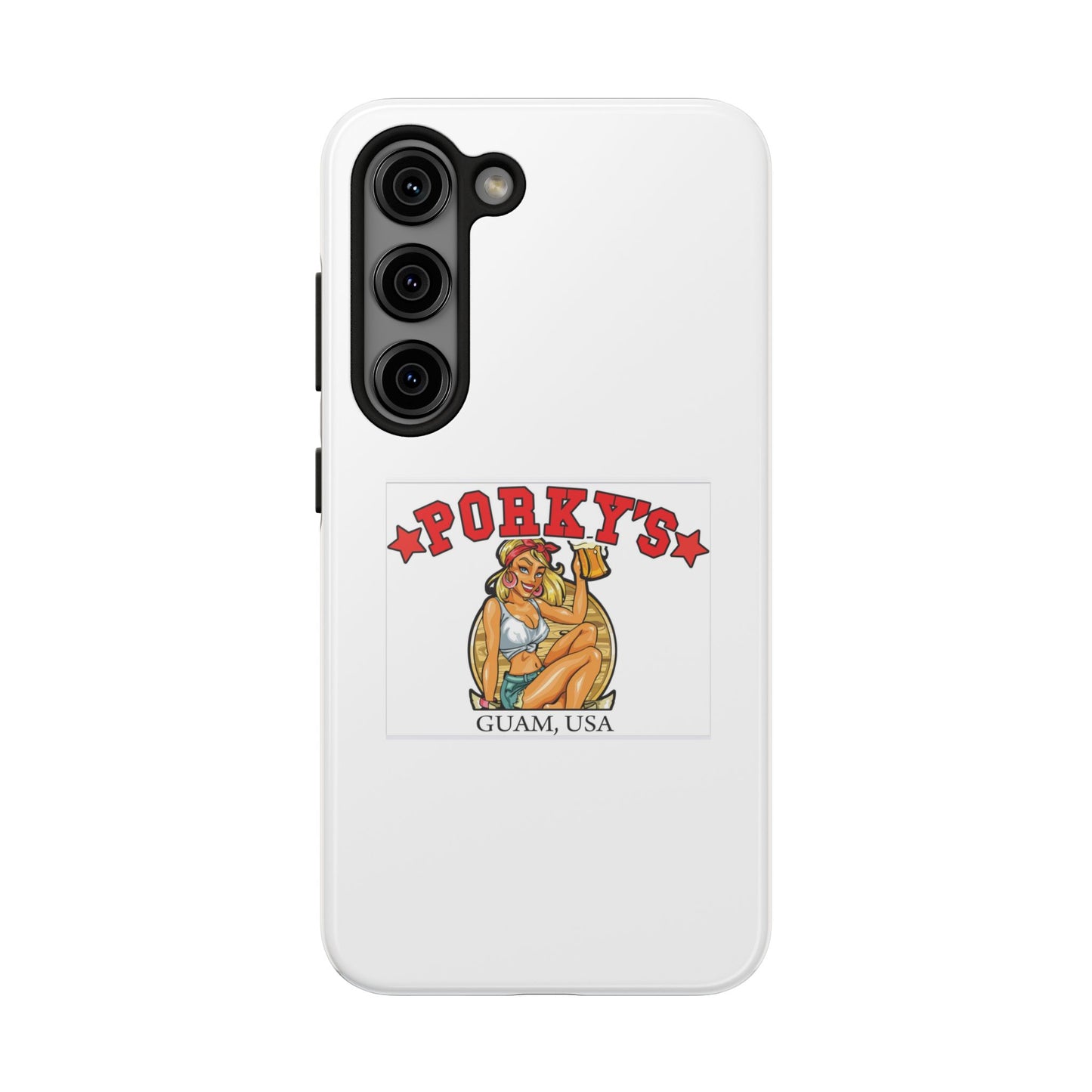 (OG Pin UP Girl) Vintage Style Tough Phone Case - Porky's Guam Design