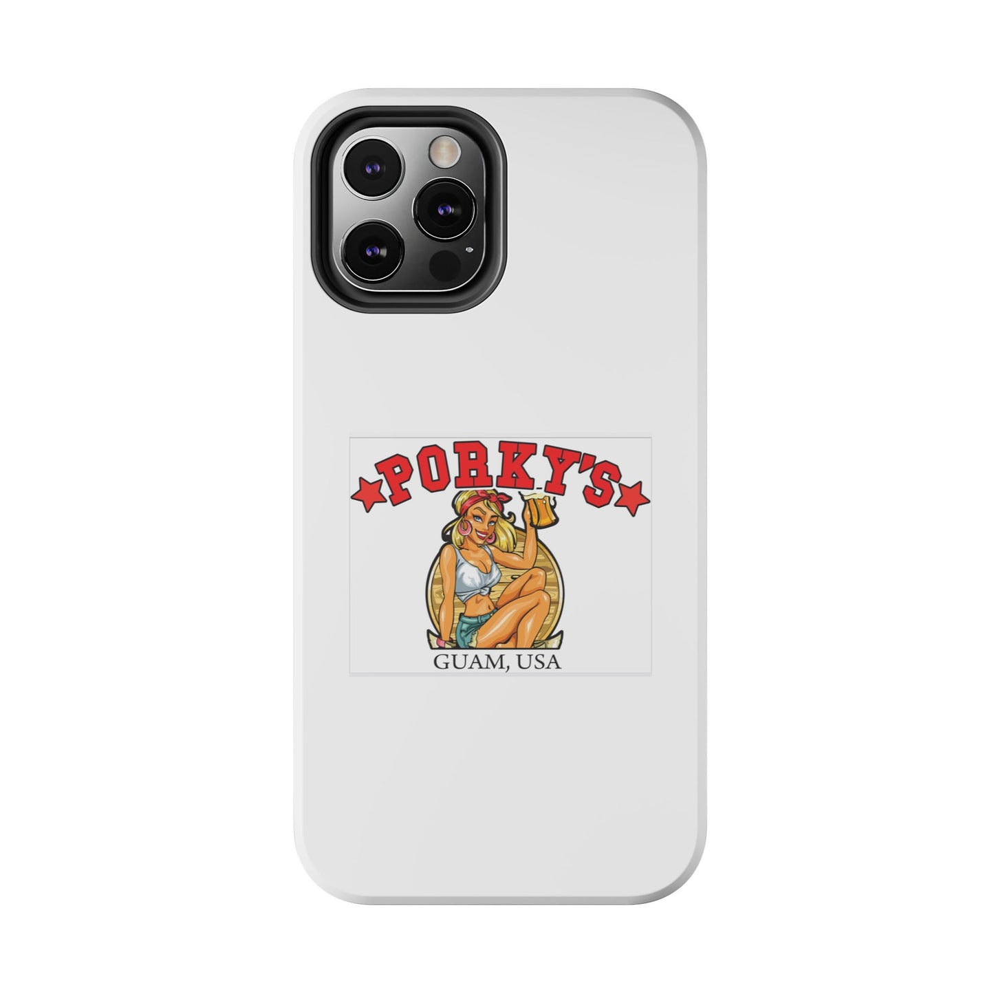 (OG Pin UP Girl) Vintage Style Tough Phone Case - Porky's Guam Design
