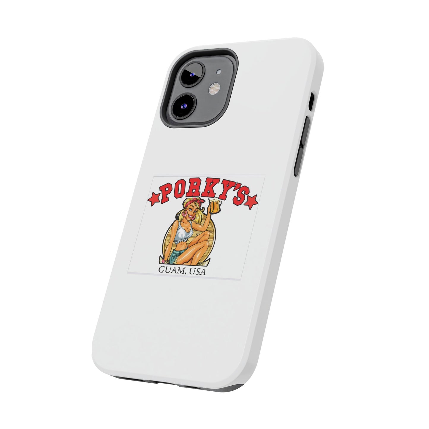 (OG Pin UP Girl) Vintage Style Tough Phone Case - Porky's Guam Design