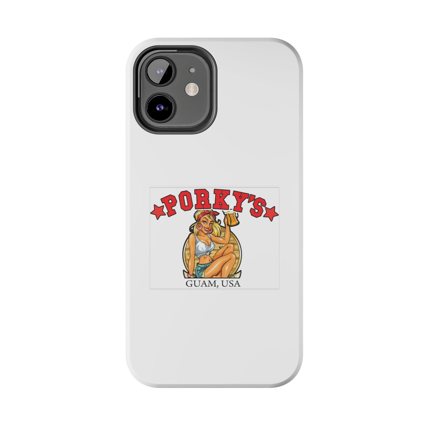 (OG Pin UP Girl) Vintage Style Tough Phone Case - Porky's Guam Design