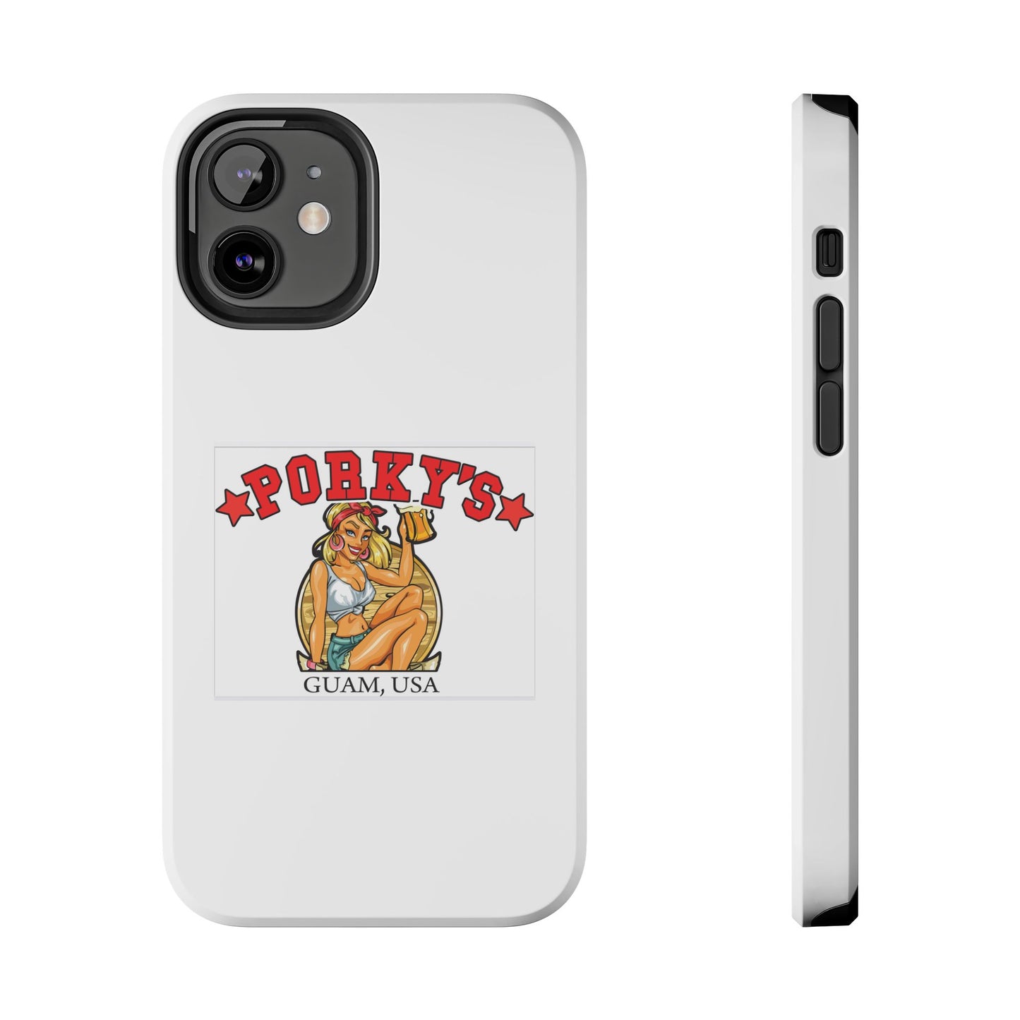 (OG Pin UP Girl) Vintage Style Tough Phone Case - Porky's Guam Design