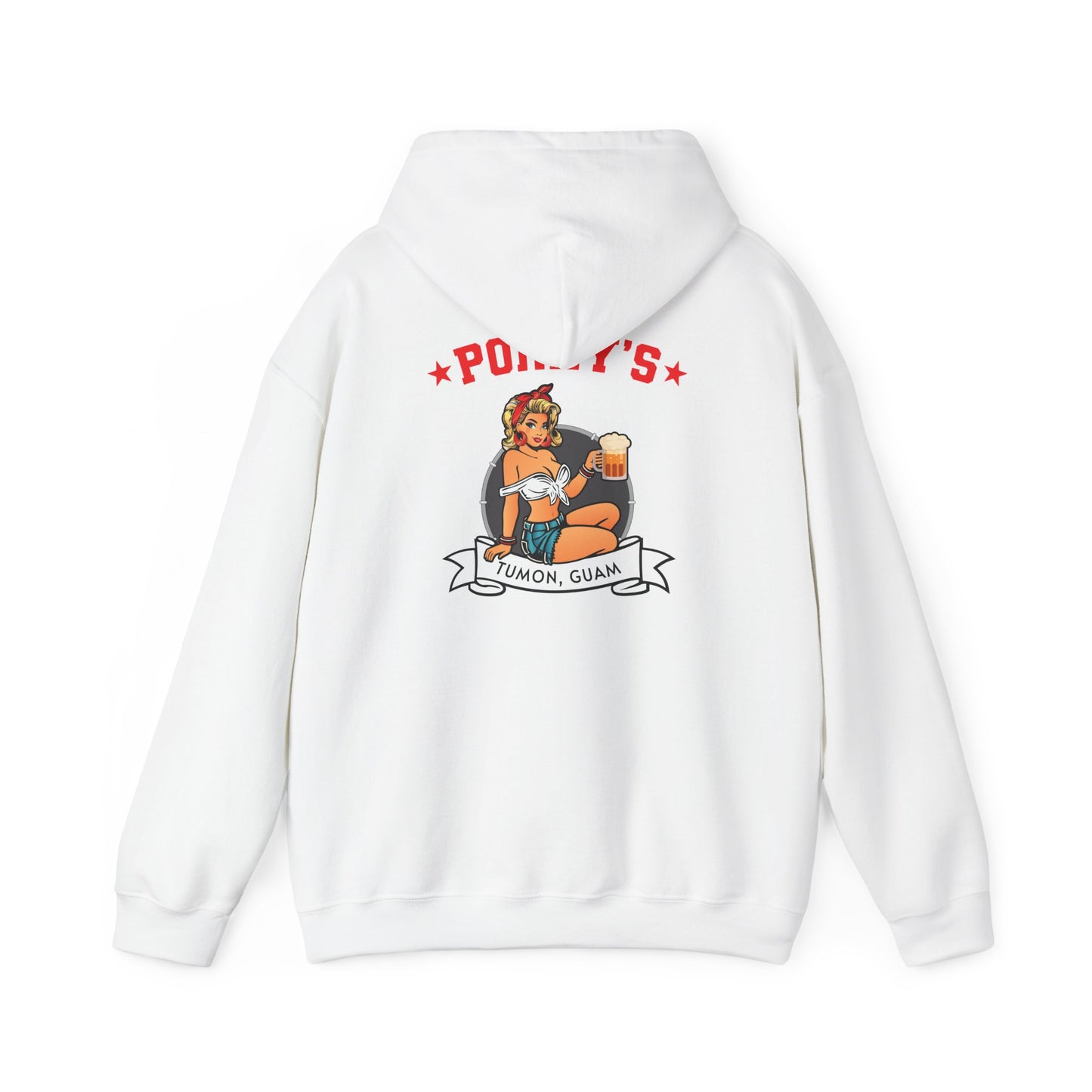 (New Pin UP Girl) Unisex Porky's Hoodie Pullover - Heavy Blend Sweatshirt