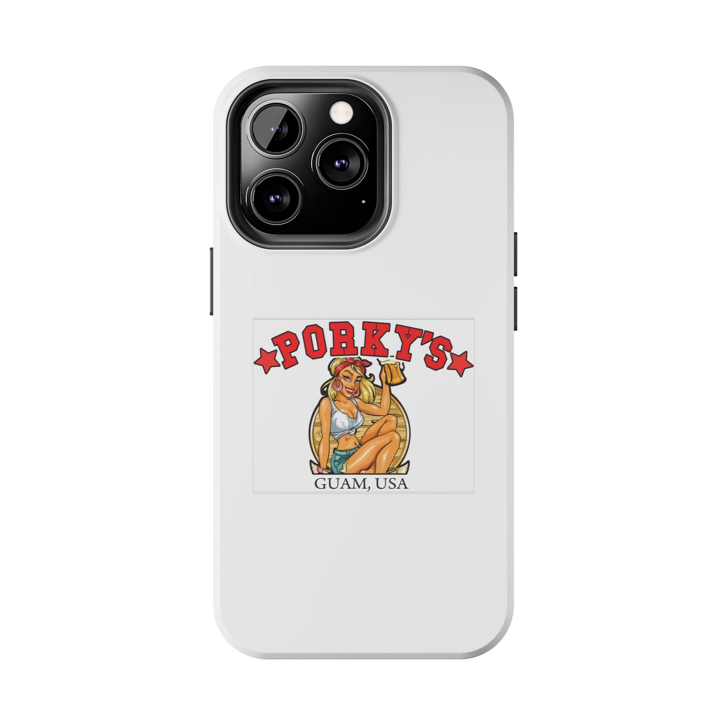 (OG Pin UP Girl) Vintage Style Tough Phone Case - Porky's Guam Design