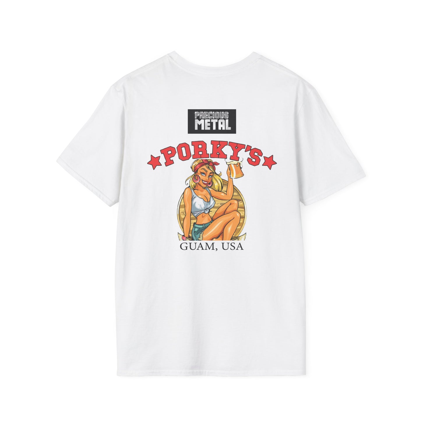 Precious Metal & Porky's Design-Softstyle T-Shirt