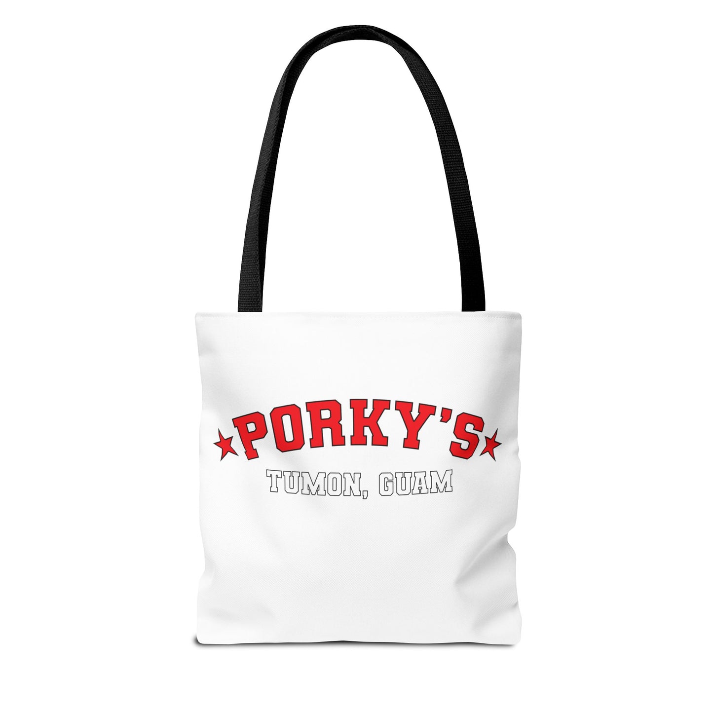 (New Porkys Pin Up) Retro Pin-Up Style Tote Bag - Porky's Tumon, Guam