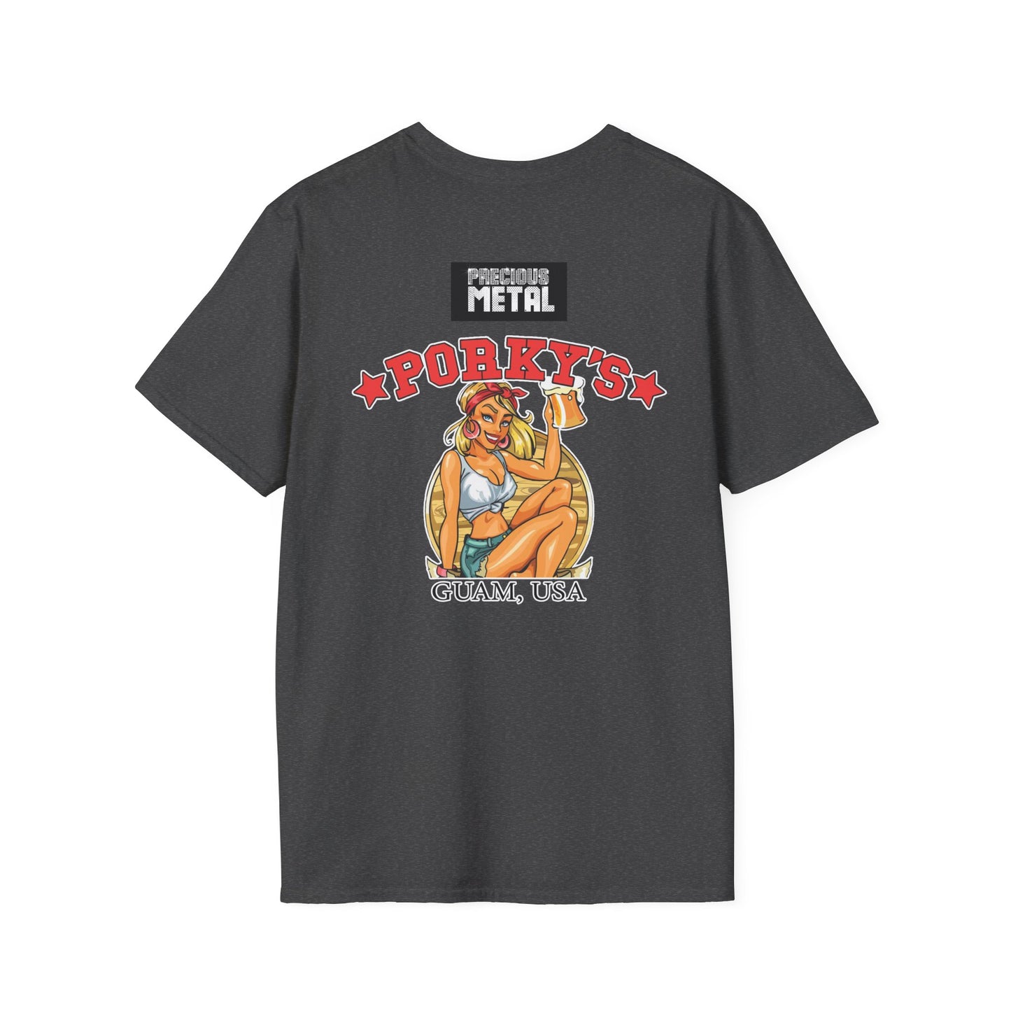 Precious Metal & Porky's Design-Softstyle T-Shirt