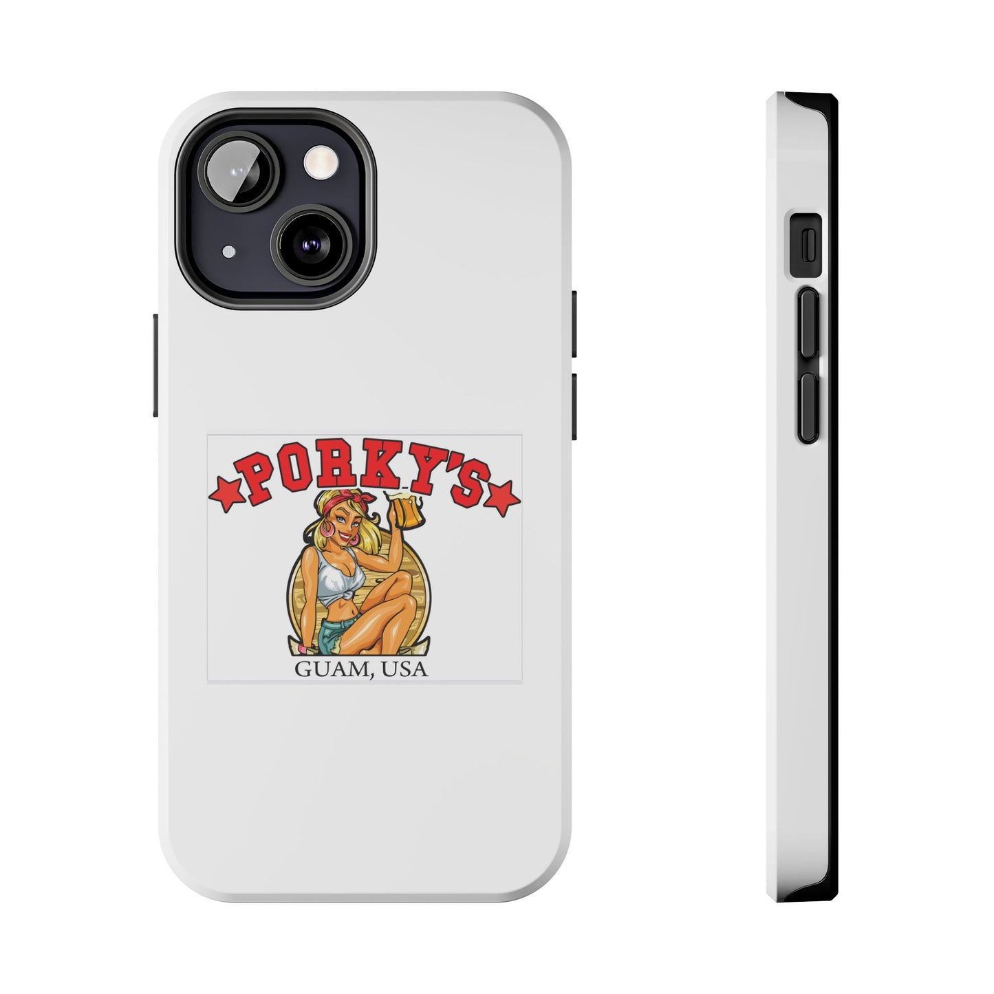 (OG Pin UP Girl) Vintage Style Tough Phone Case - Porky's Guam Design