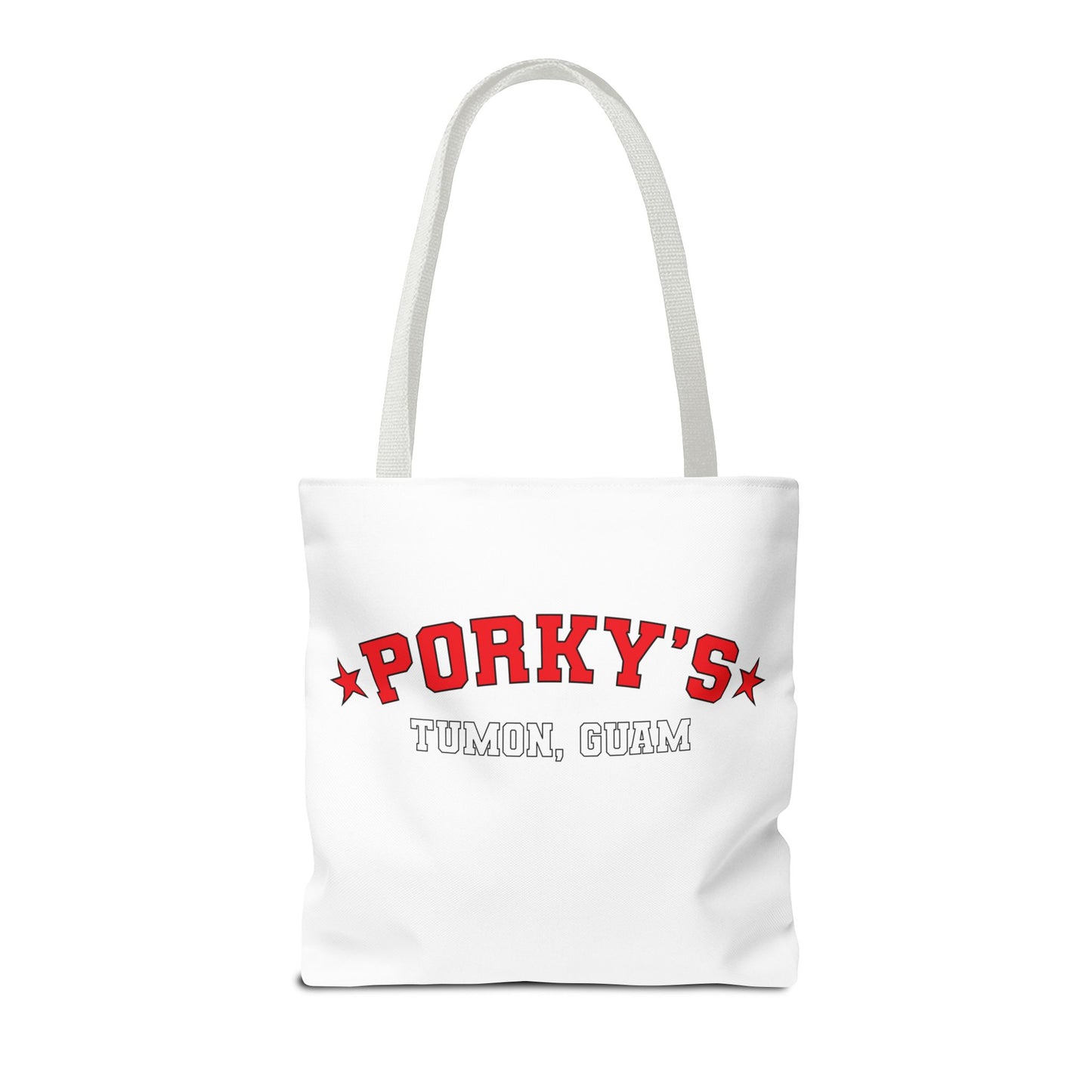 (New Porkys Pin Up) Retro Pin-Up Style Tote Bag - Porky's Tumon, Guam
