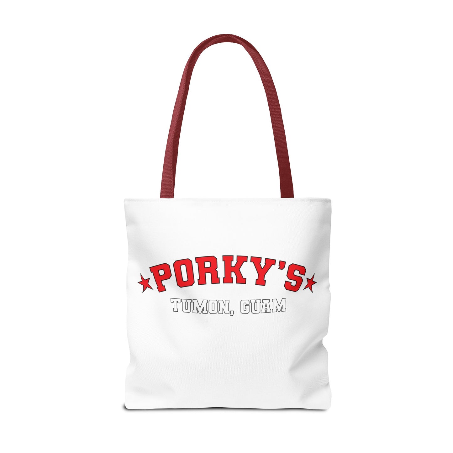 (New Porkys Pin Up) Retro Pin-Up Style Tote Bag - Porky's Tumon, Guam