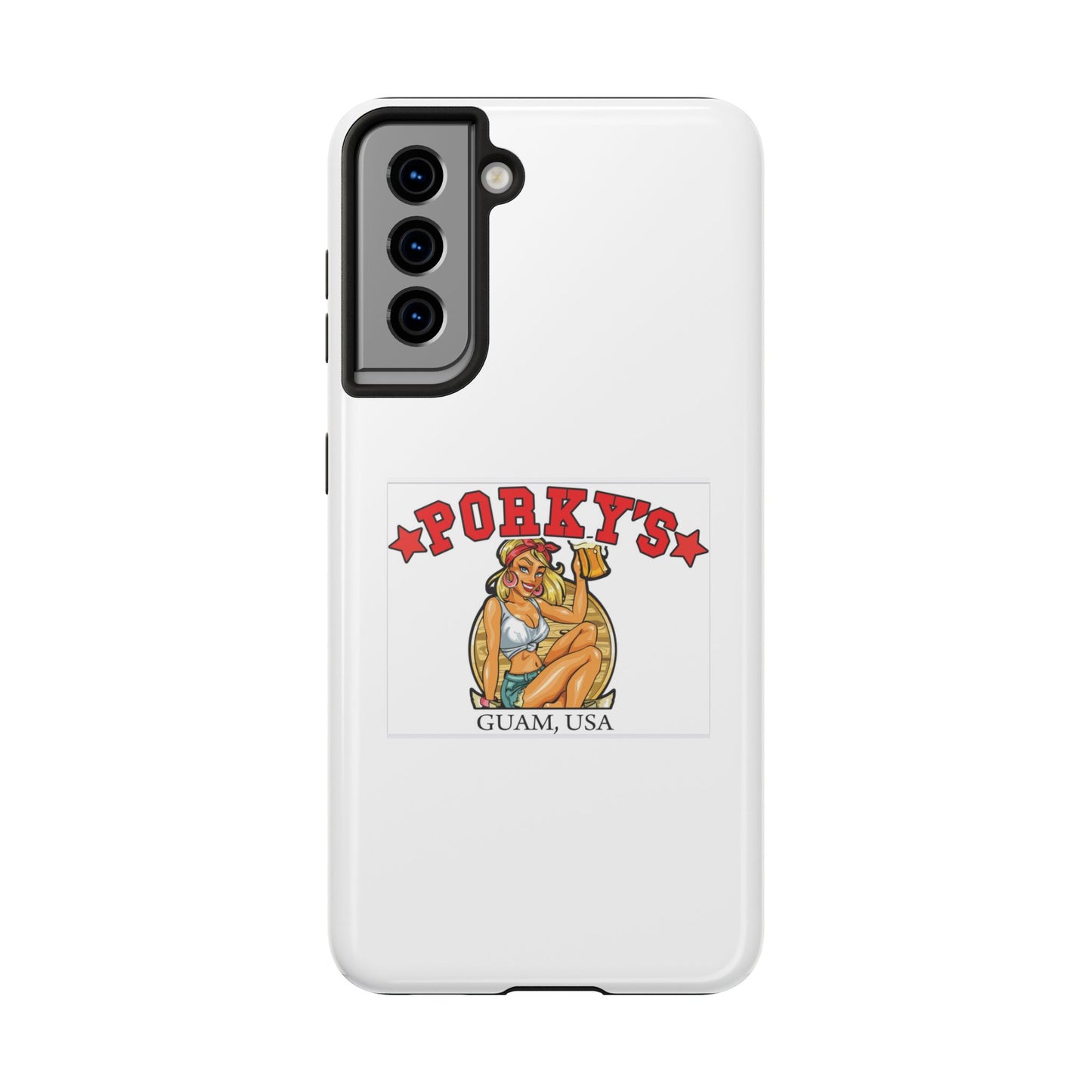 (OG Pin UP Girl) Vintage Style Tough Phone Case - Porky's Guam Design