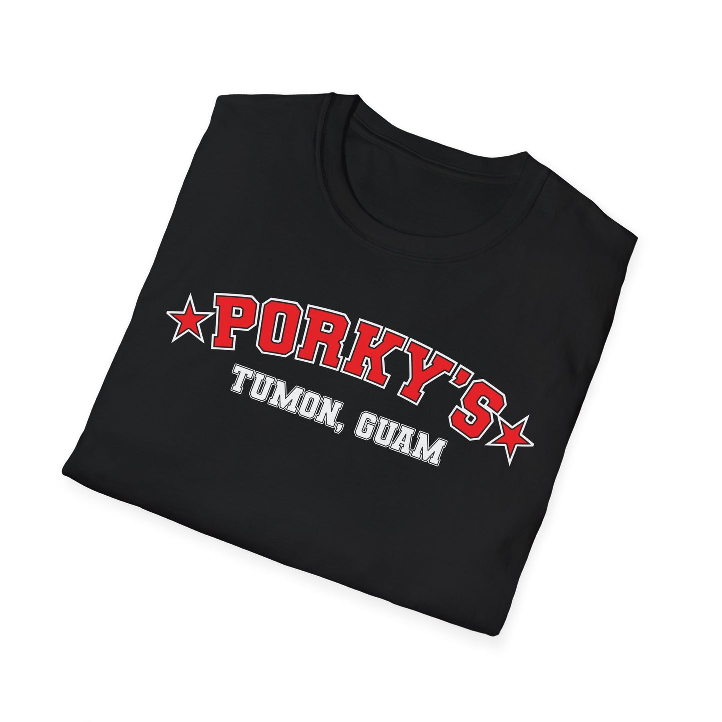 (OG Pin UP Girl) Porky's Guam Unisex Softstyle T-Shirt