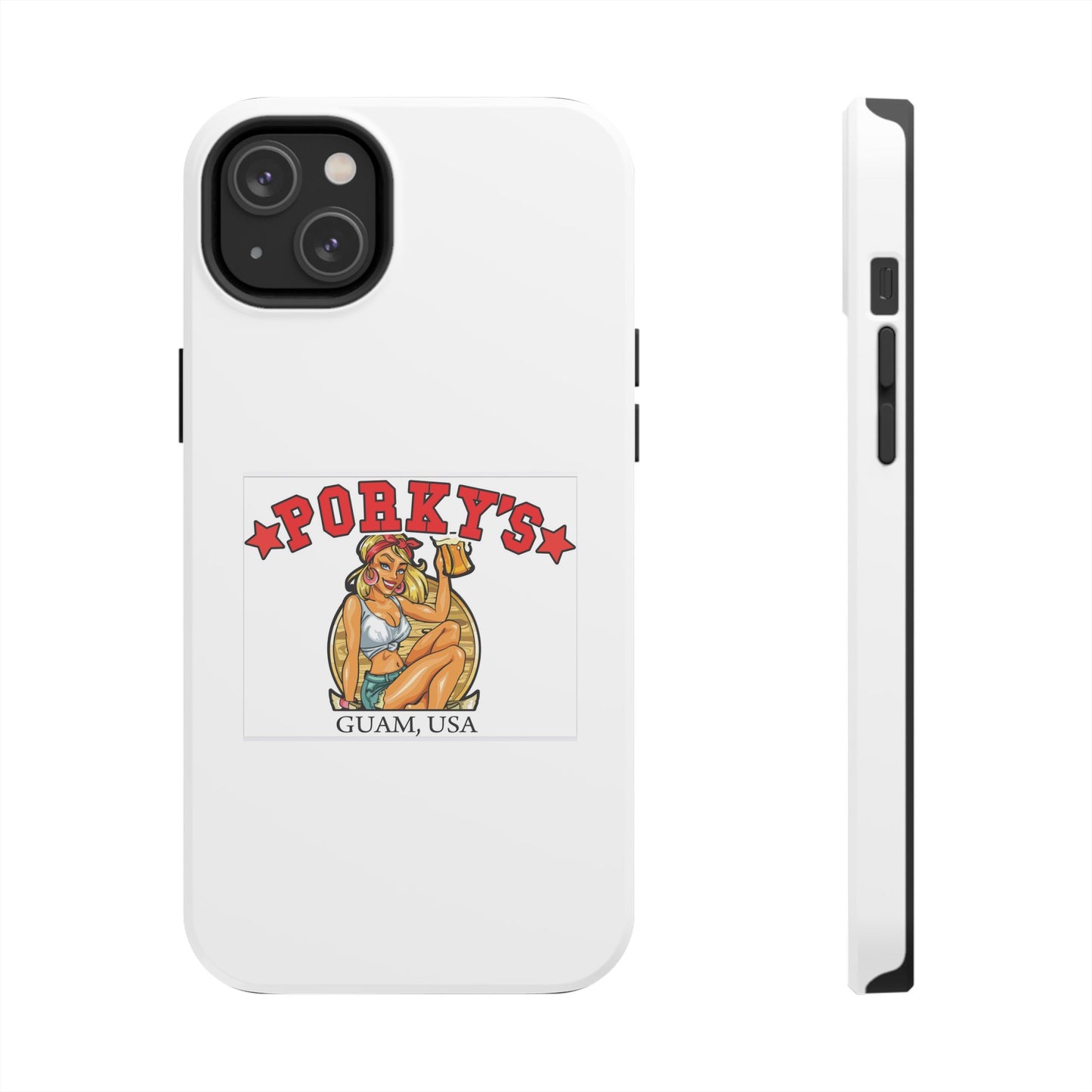 (OG Pin UP Girl) Vintage Style Tough Phone Case - Porky's Guam Design