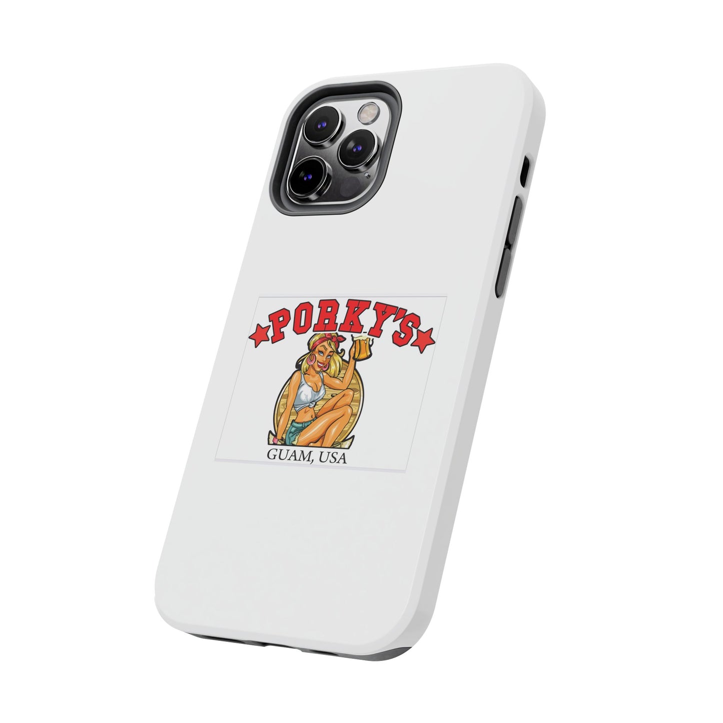 (OG Pin UP Girl) Vintage Style Tough Phone Case - Porky's Guam Design