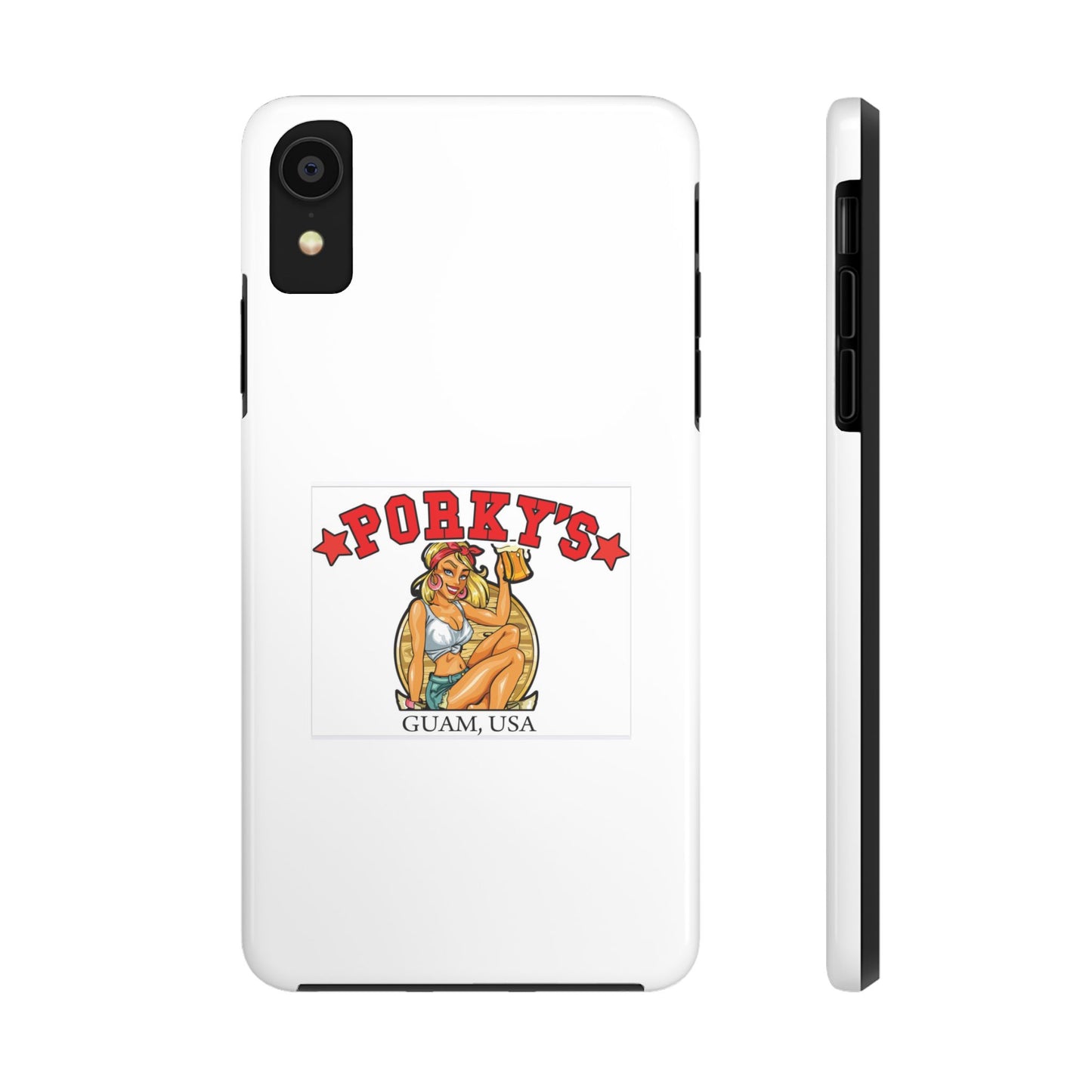 (OG Pin UP Girl) Vintage Style Tough Phone Case - Porky's Guam Design
