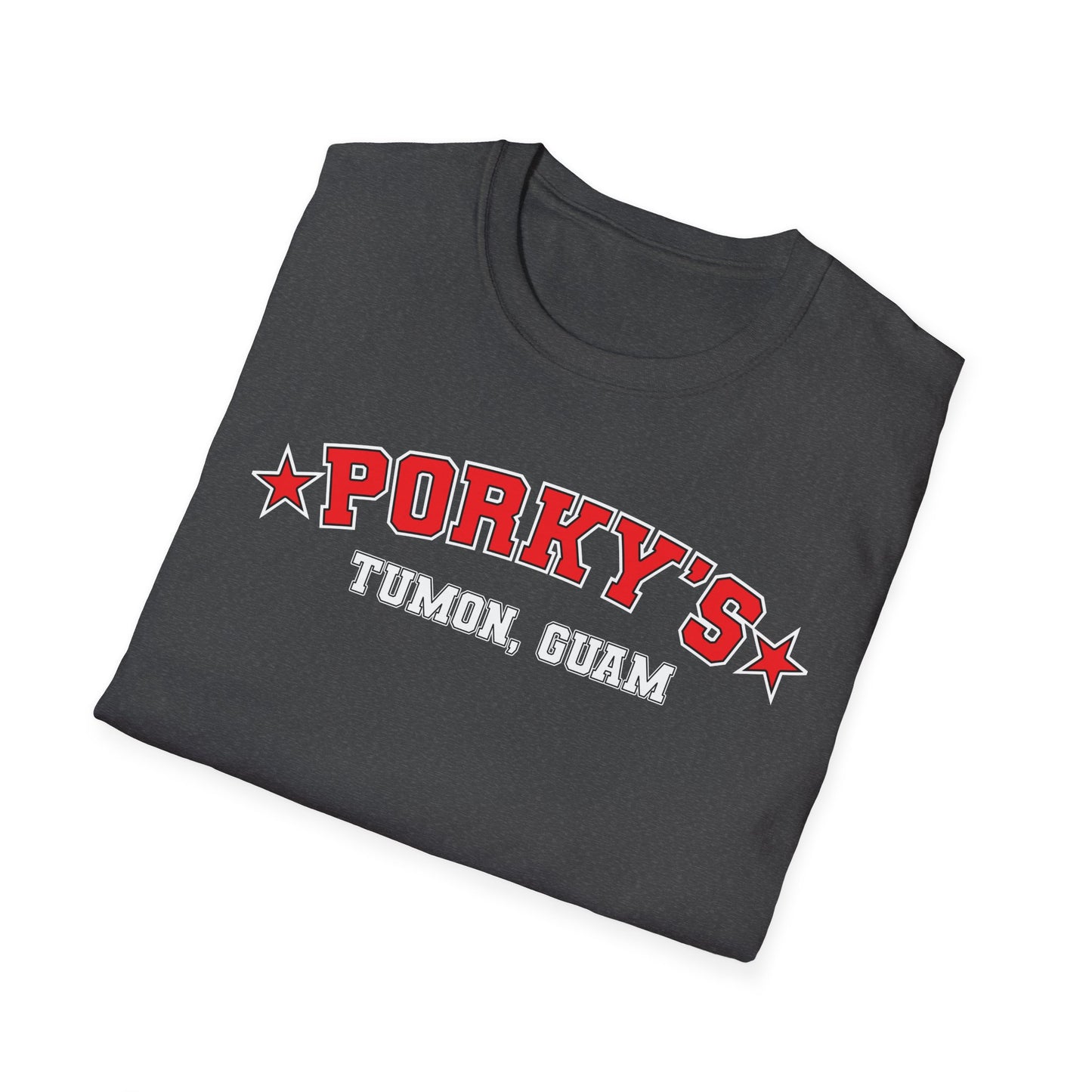 (OG Pin UP Girl) Porky's Guam Unisex Softstyle T-Shirt