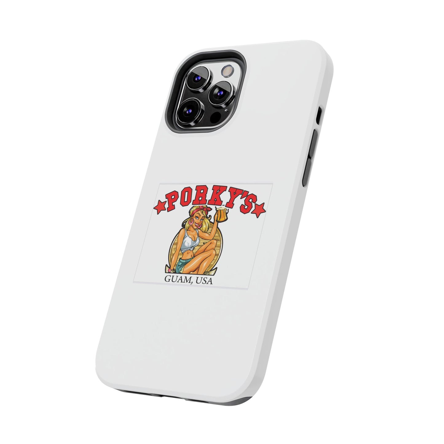 (OG Pin UP Girl) Vintage Style Tough Phone Case - Porky's Guam Design