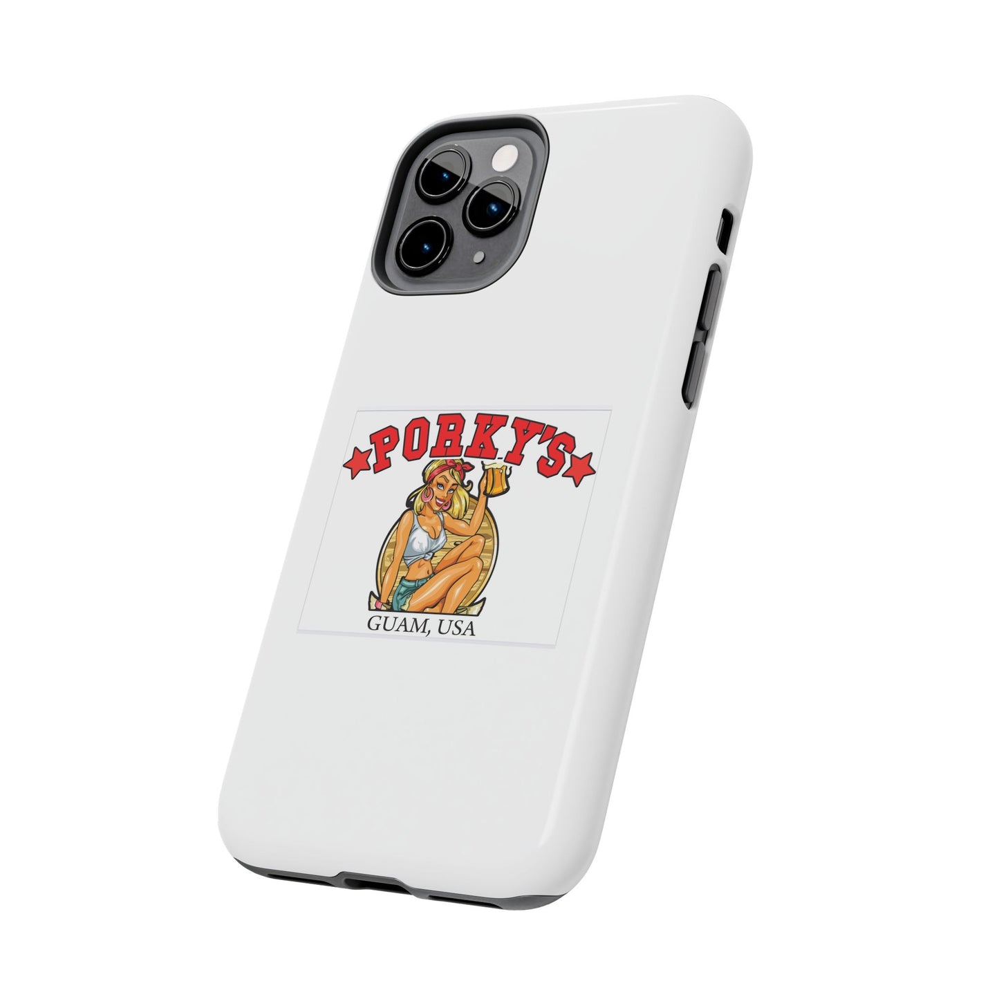 (OG Pin UP Girl) Vintage Style Tough Phone Case - Porky's Guam Design