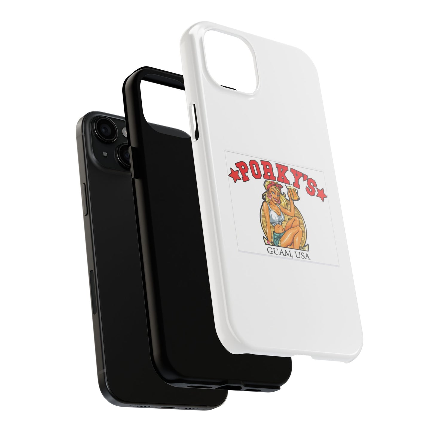 (OG Pin UP Girl) Vintage Style Tough Phone Case - Porky's Guam Design
