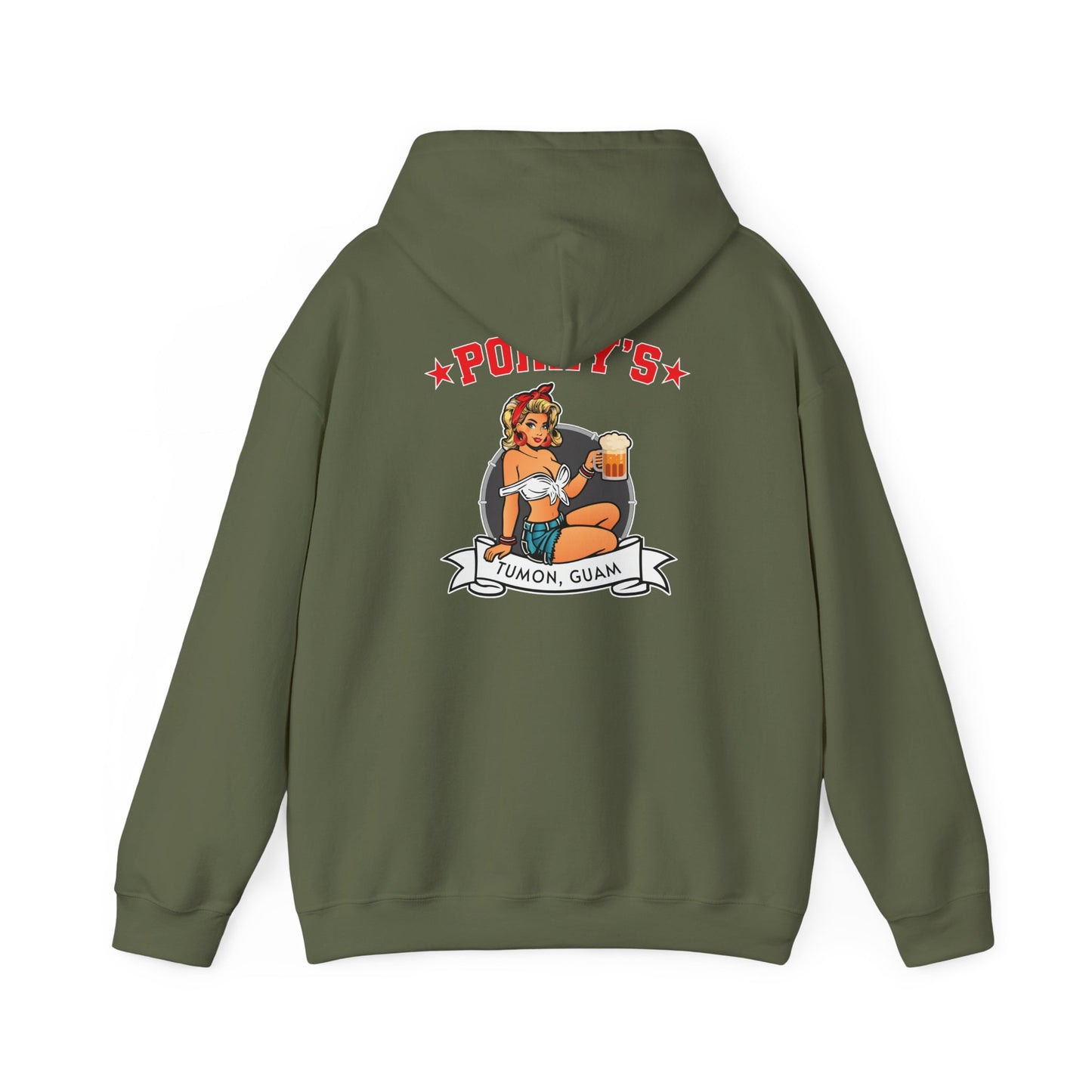 (New Pin UP Girl) Unisex Porky's Hoodie Pullover - Heavy Blend Sweatshirt