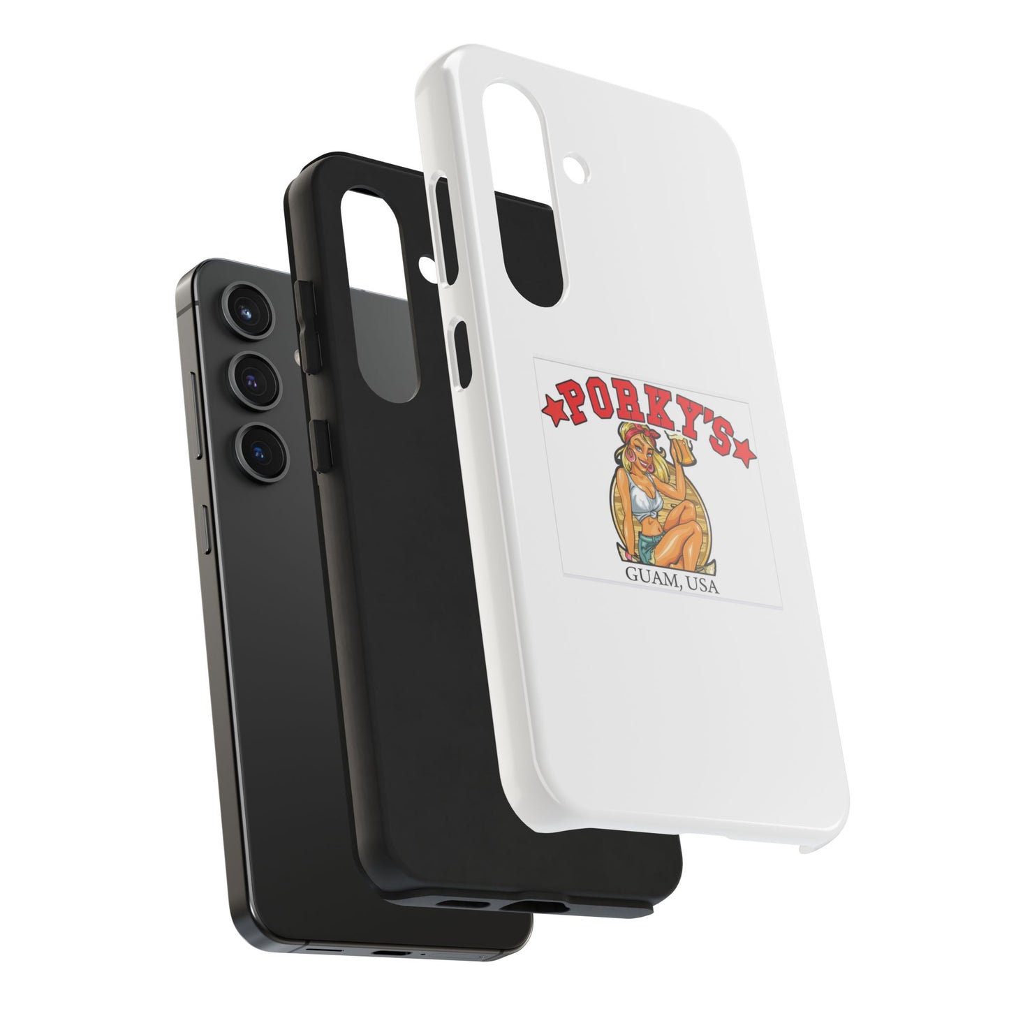 (OG Pin UP Girl) Vintage Style Tough Phone Case - Porky's Guam Design