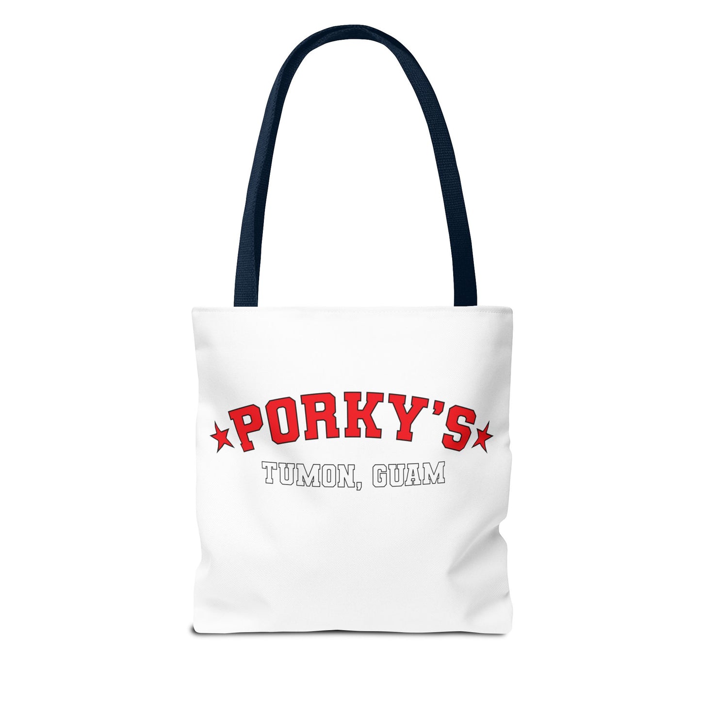 (New Porkys Pin Up) Retro Pin-Up Style Tote Bag - Porky's Tumon, Guam