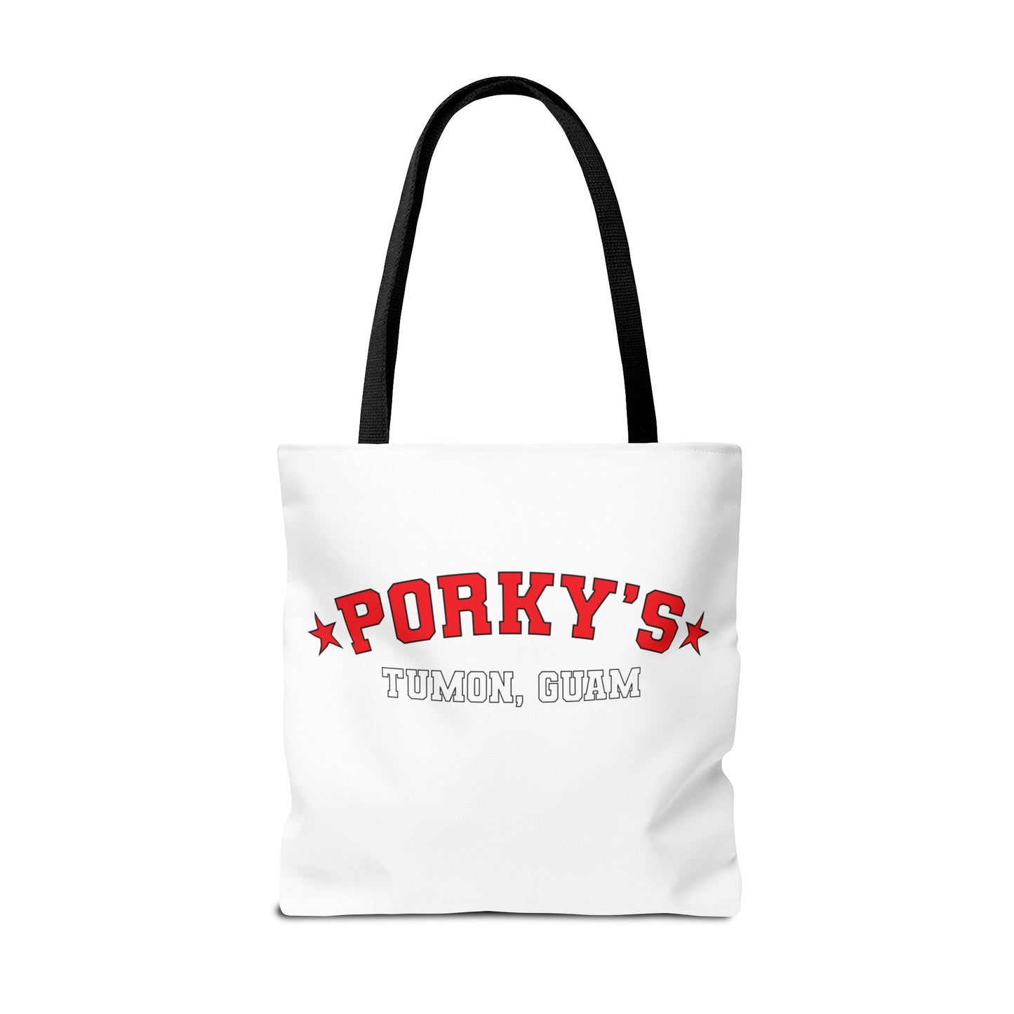 (New Porkys Pin Up) Retro Pin-Up Style Tote Bag - Porky's Tumon, Guam