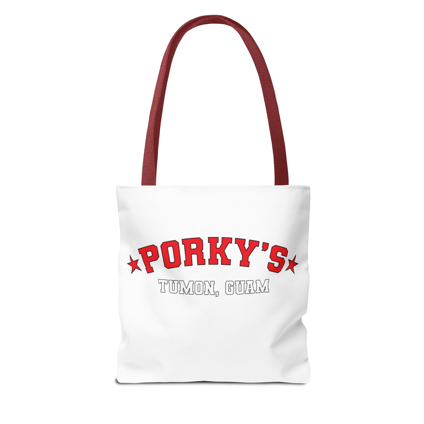 (New Porkys Pin Up) Retro Pin-Up Style Tote Bag - Porky's Tumon, Guam