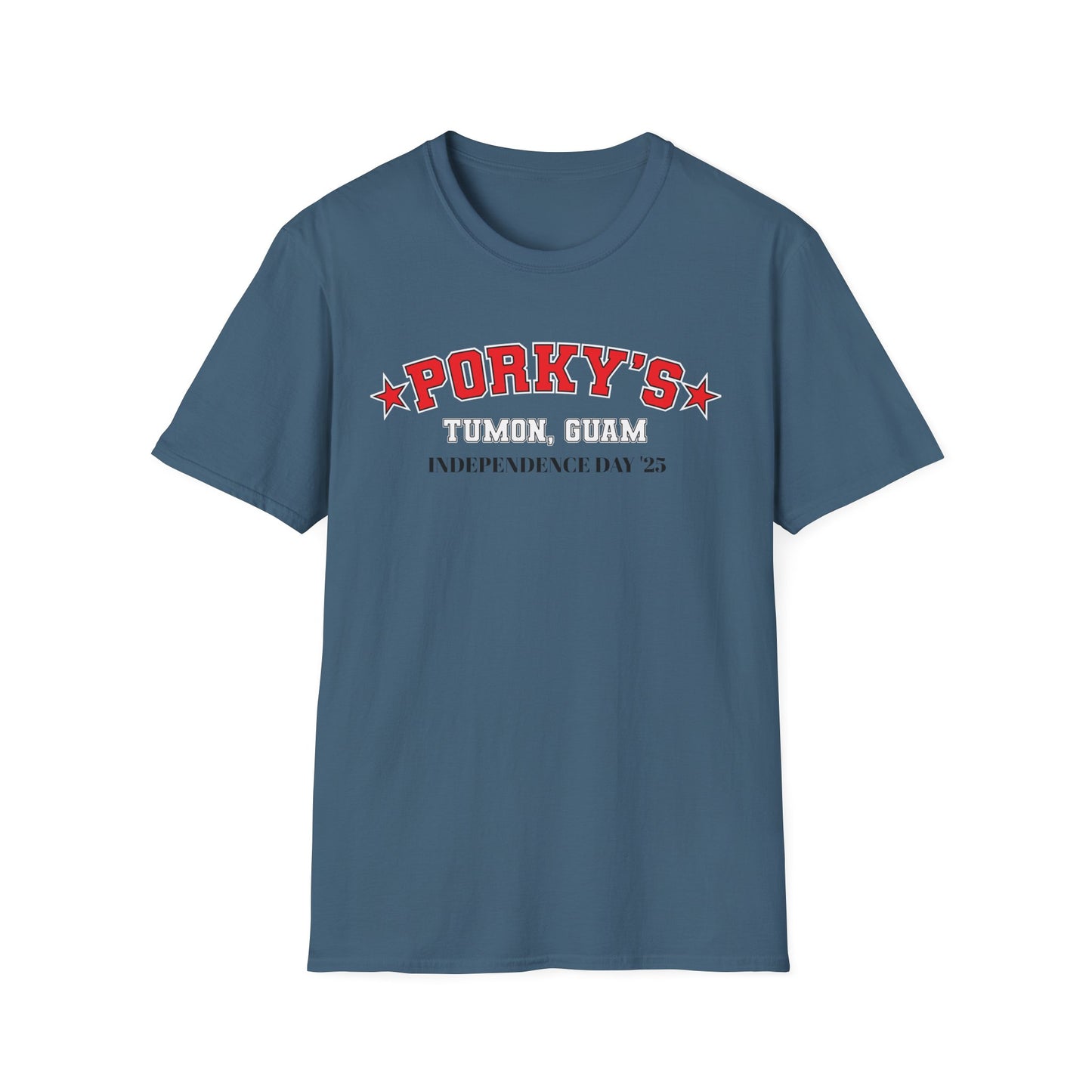 Porkys Unisex Softstyle T-Shirt for Independence Day,  4th of July