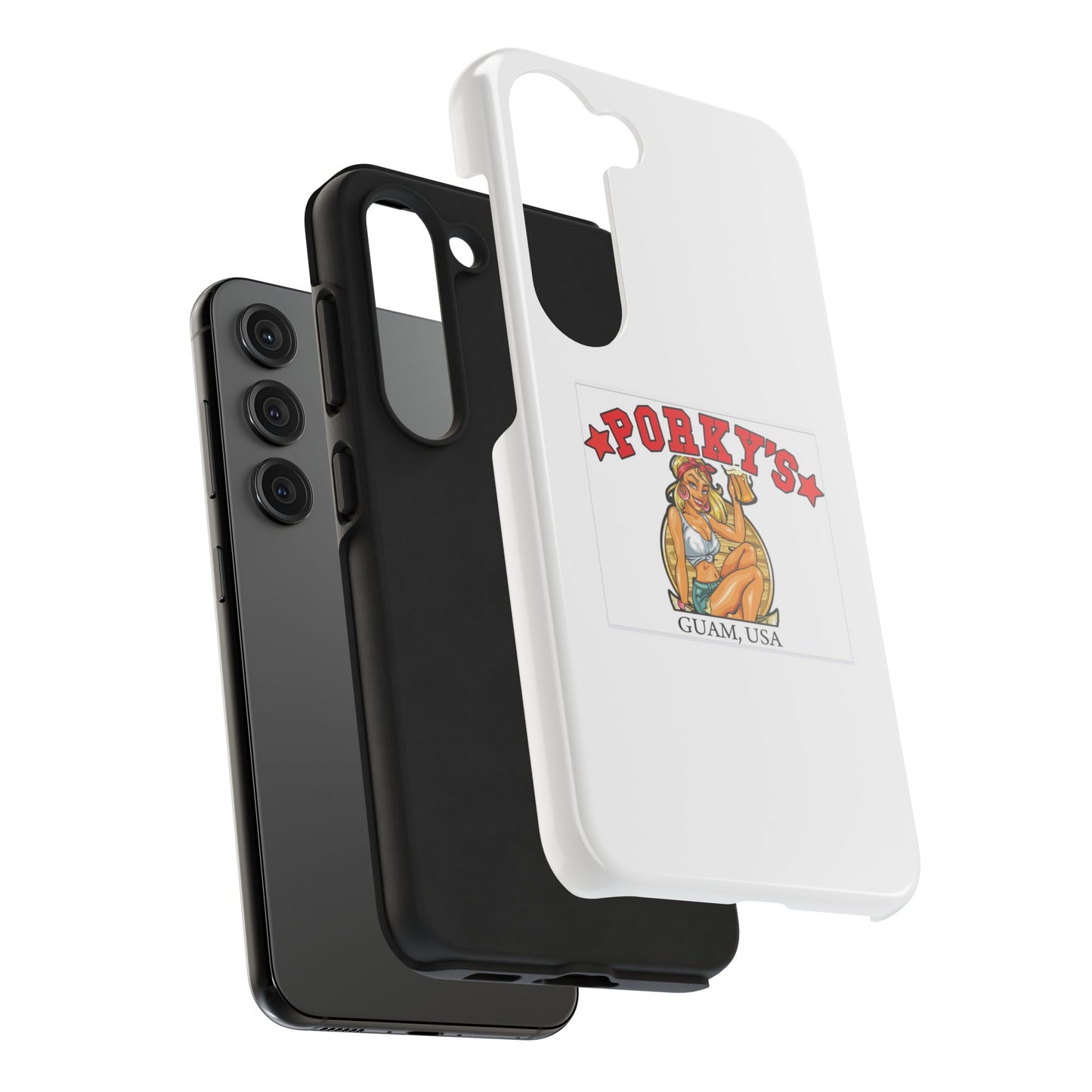 (OG Pin UP Girl) Vintage Style Tough Phone Case - Porky's Guam Design