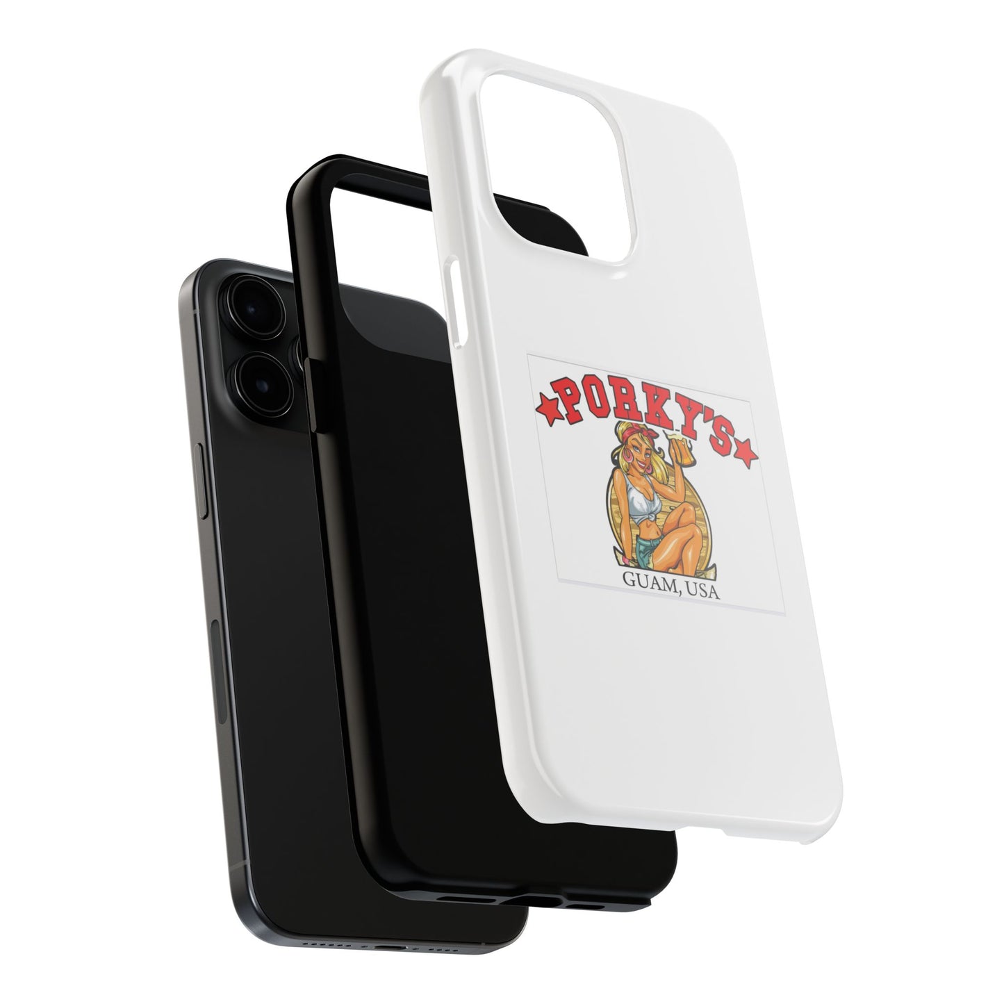 (OG Pin UP Girl) Vintage Style Tough Phone Case - Porky's Guam Design