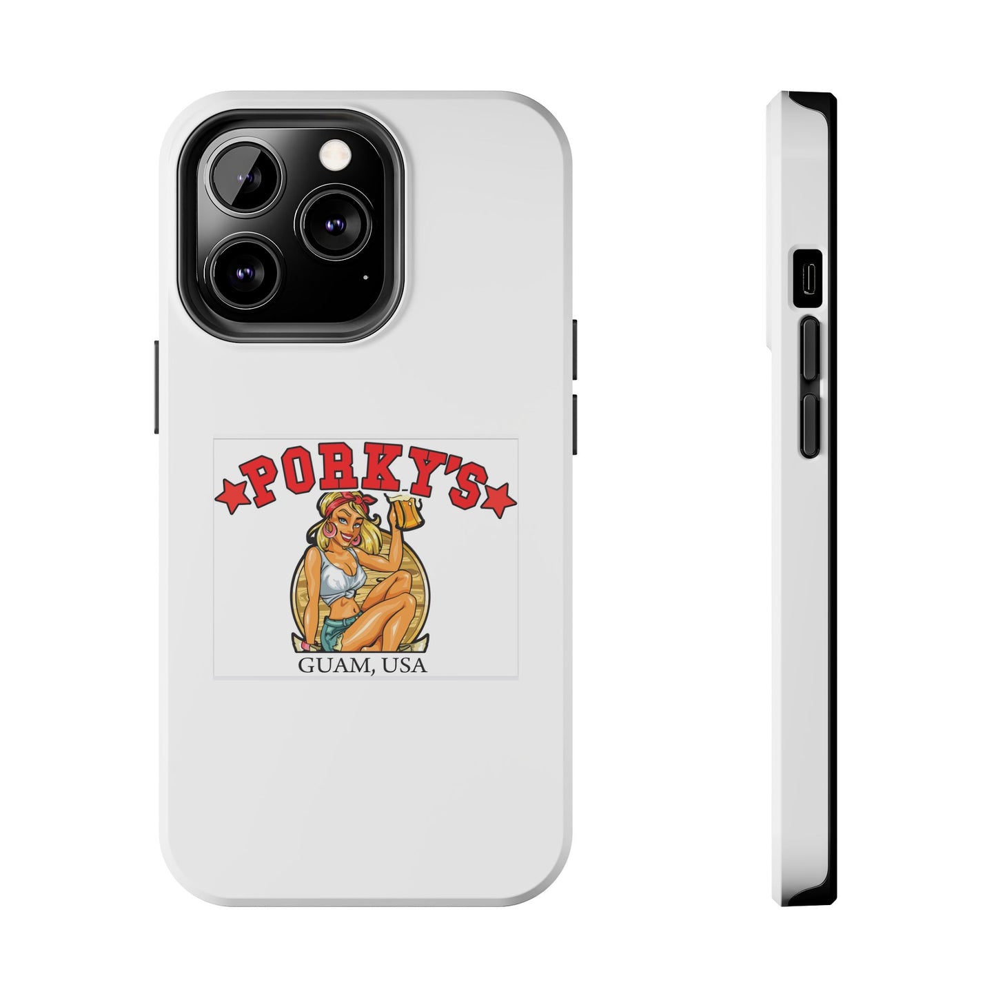 (OG Pin UP Girl) Vintage Style Tough Phone Case - Porky's Guam Design