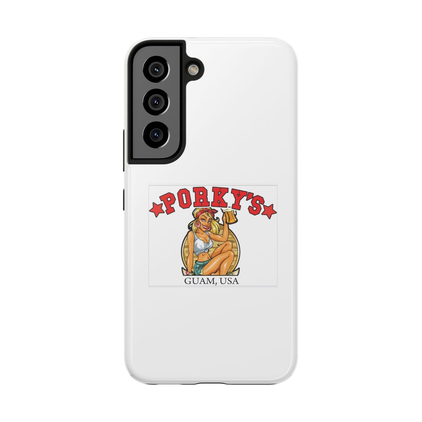 (OG Pin UP Girl) Vintage Style Tough Phone Case - Porky's Guam Design