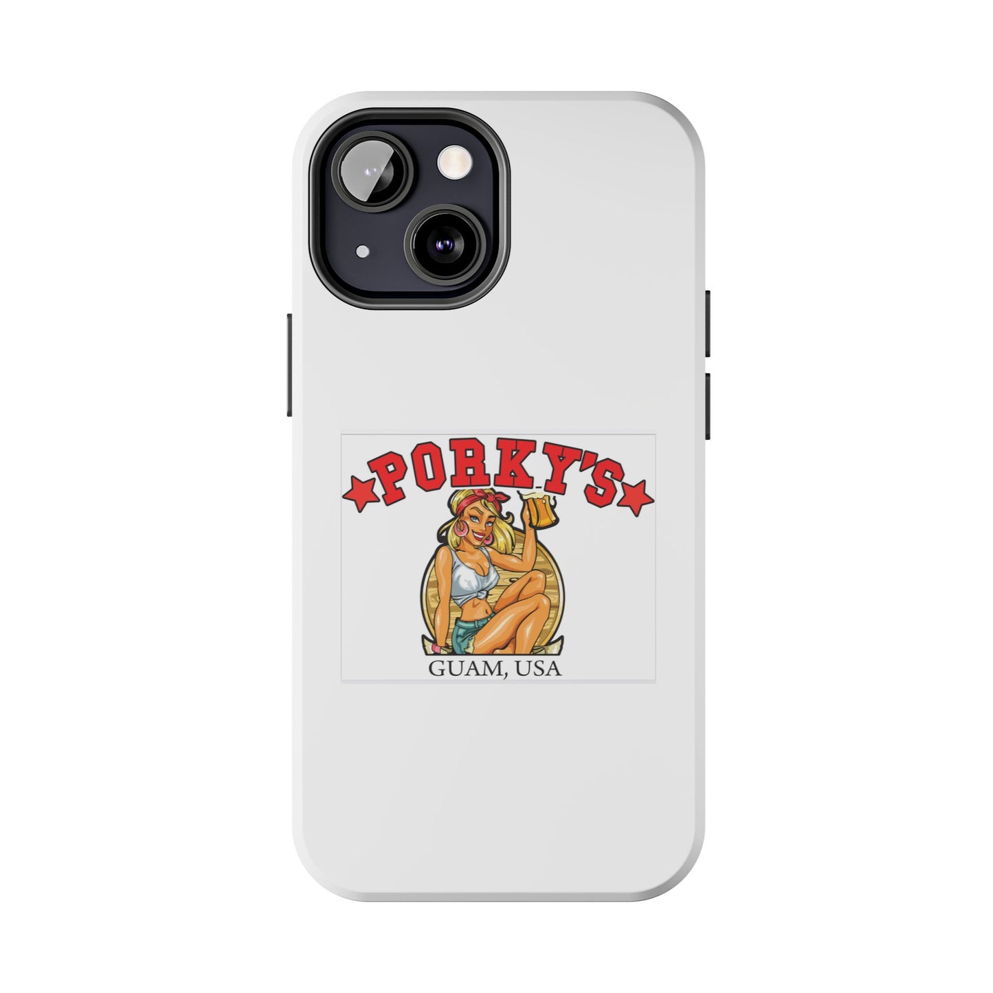 (OG Pin UP Girl) Vintage Style Tough Phone Case - Porky's Guam Design