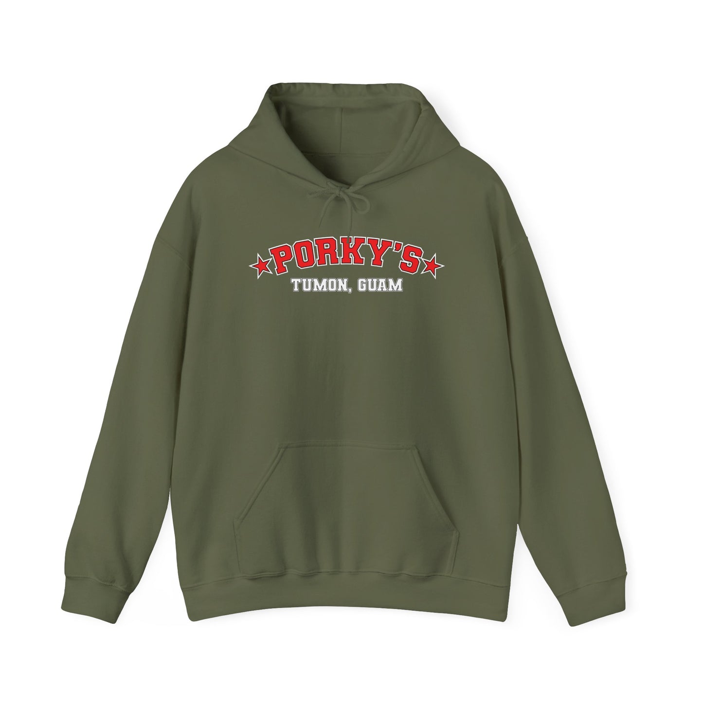 (New Pin UP Girl) Unisex Porky's Hoodie Pullover - Heavy Blend Sweatshirt
