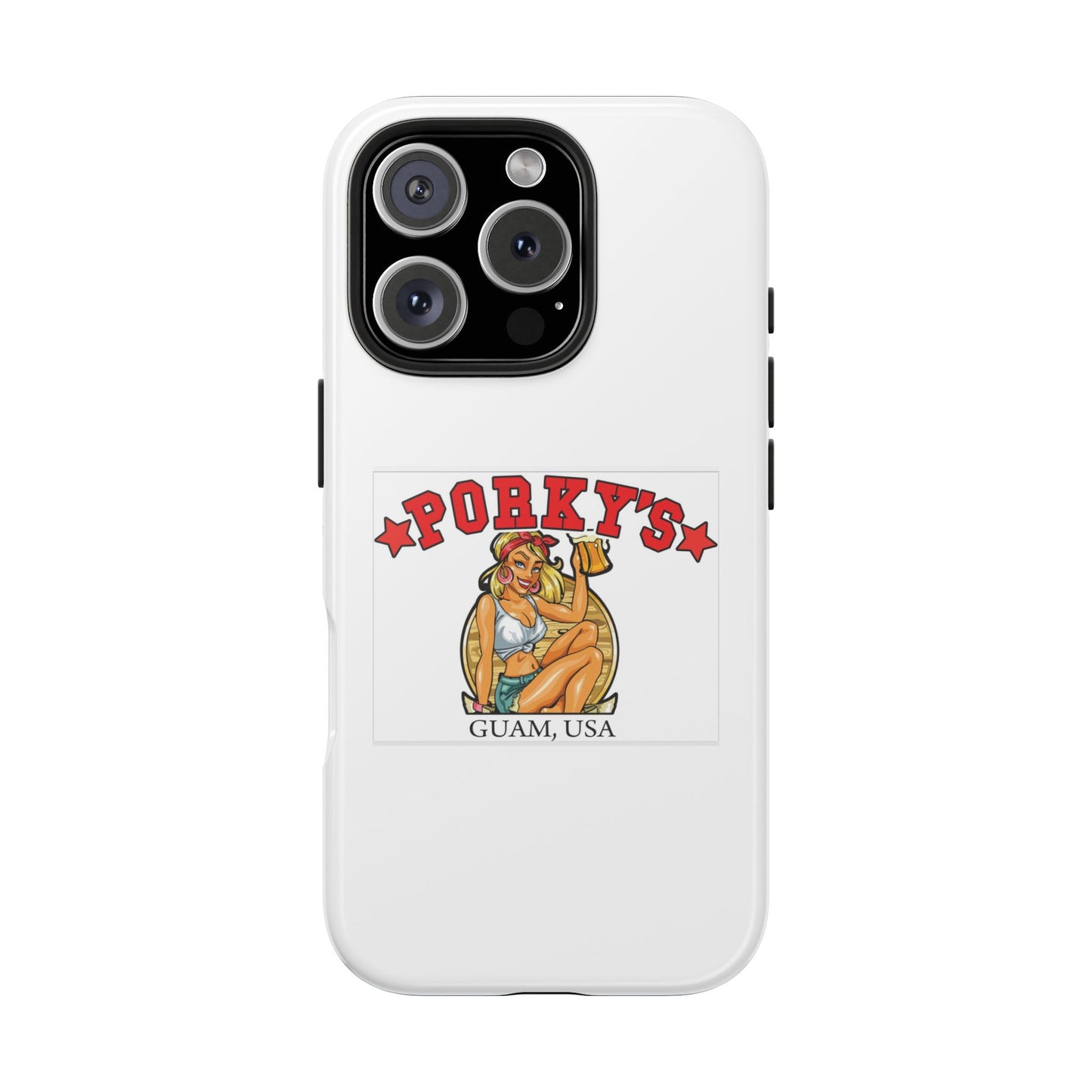 (OG Pin UP Girl) Vintage Style Tough Phone Case - Porky's Guam Design
