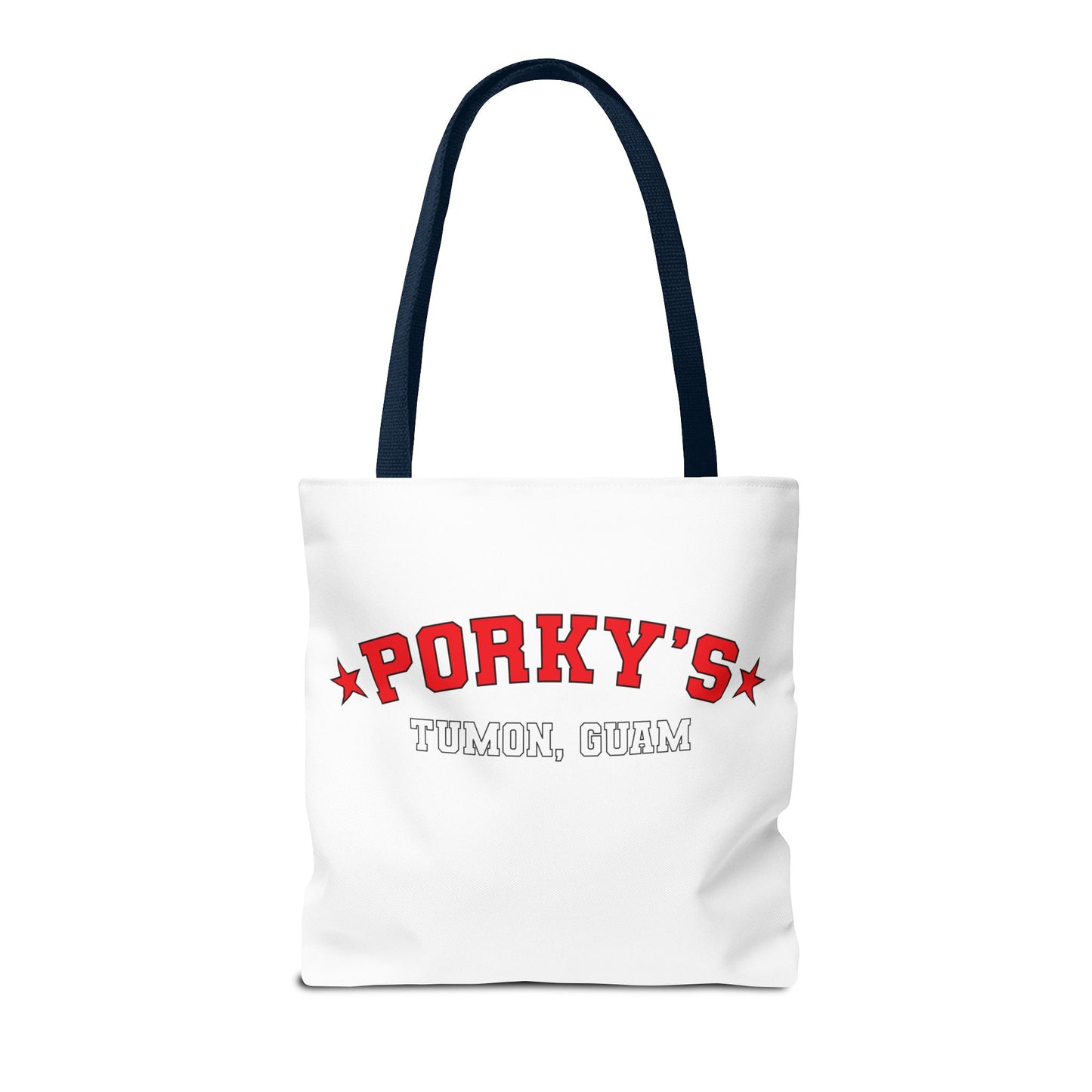 (New Porkys Pin Up) Retro Pin-Up Style Tote Bag - Porky's Tumon, Guam