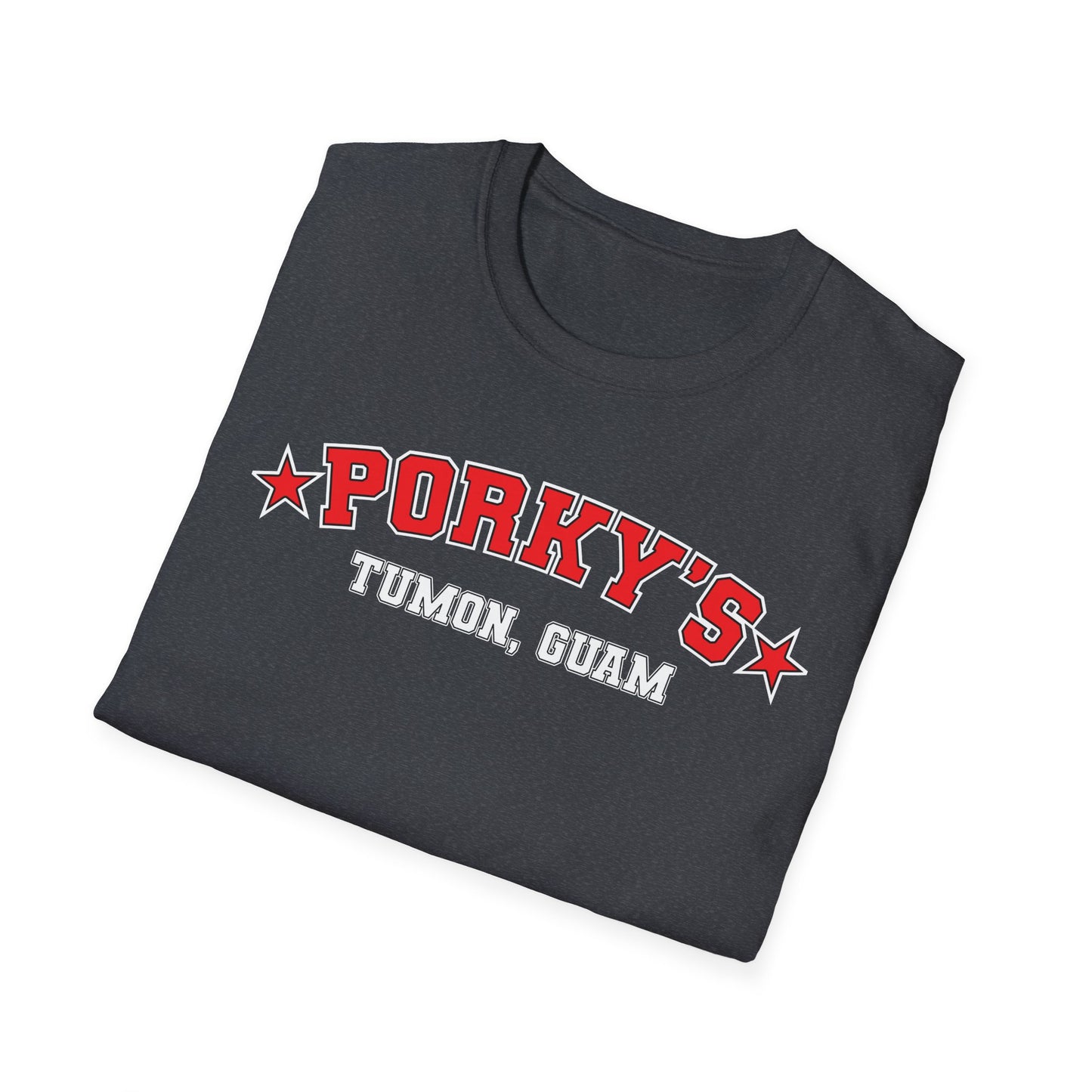 (OG Pin UP Girl) Porky's Guam Unisex Softstyle T-Shirt