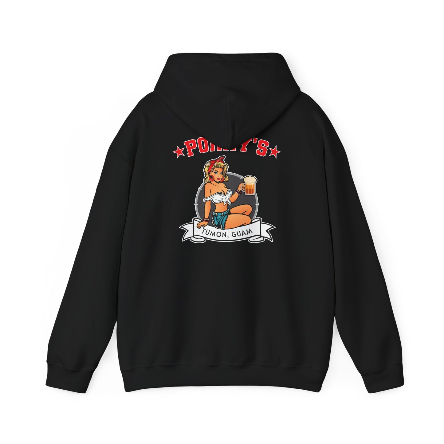 (New Pin UP Girl) Unisex Porky's Hoodie Pullover - Heavy Blend Sweatshirt