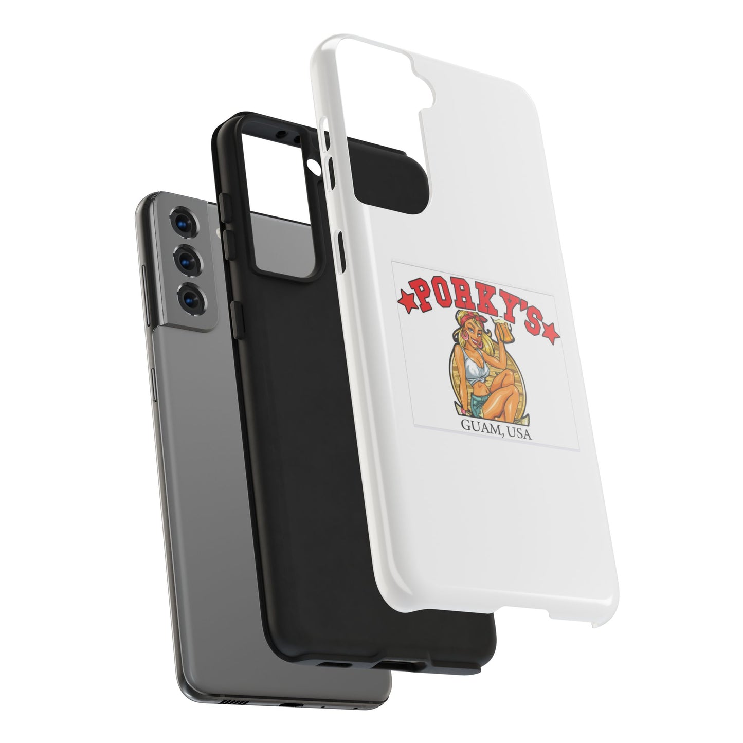 (OG Pin UP Girl) Vintage Style Tough Phone Case - Porky's Guam Design