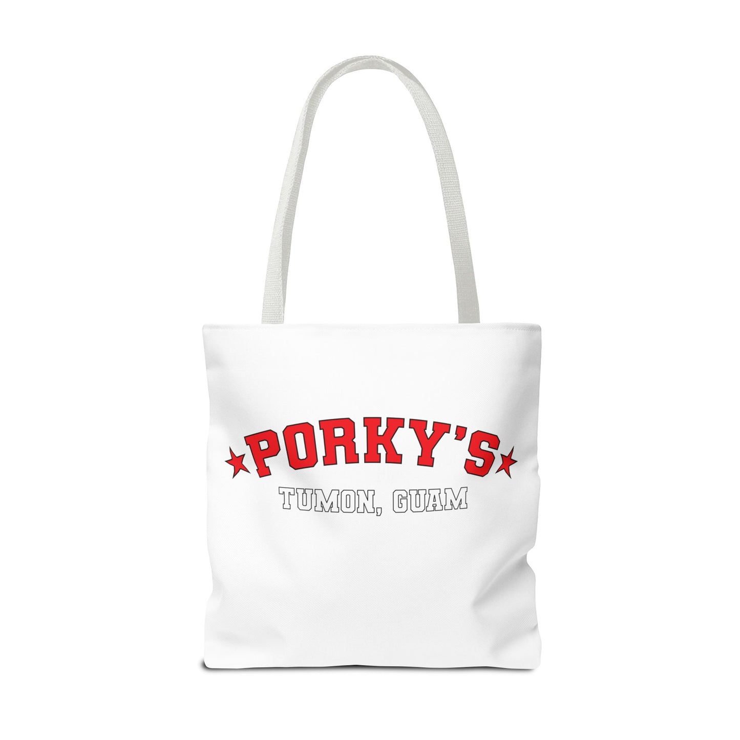 (New Porkys Pin Up) Retro Pin-Up Style Tote Bag - Porky's Tumon, Guam
