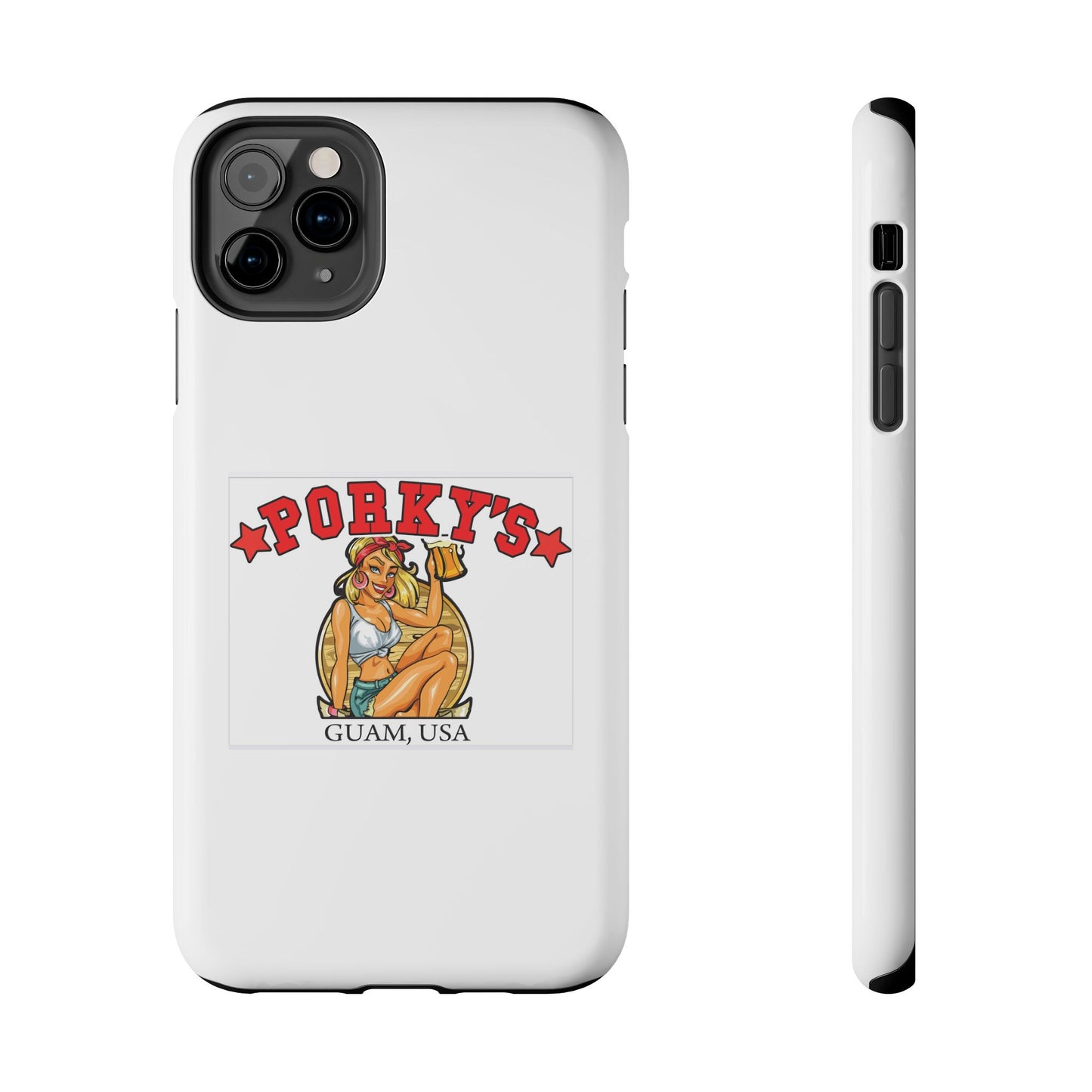 (OG Pin UP Girl) Vintage Style Tough Phone Case - Porky's Guam Design