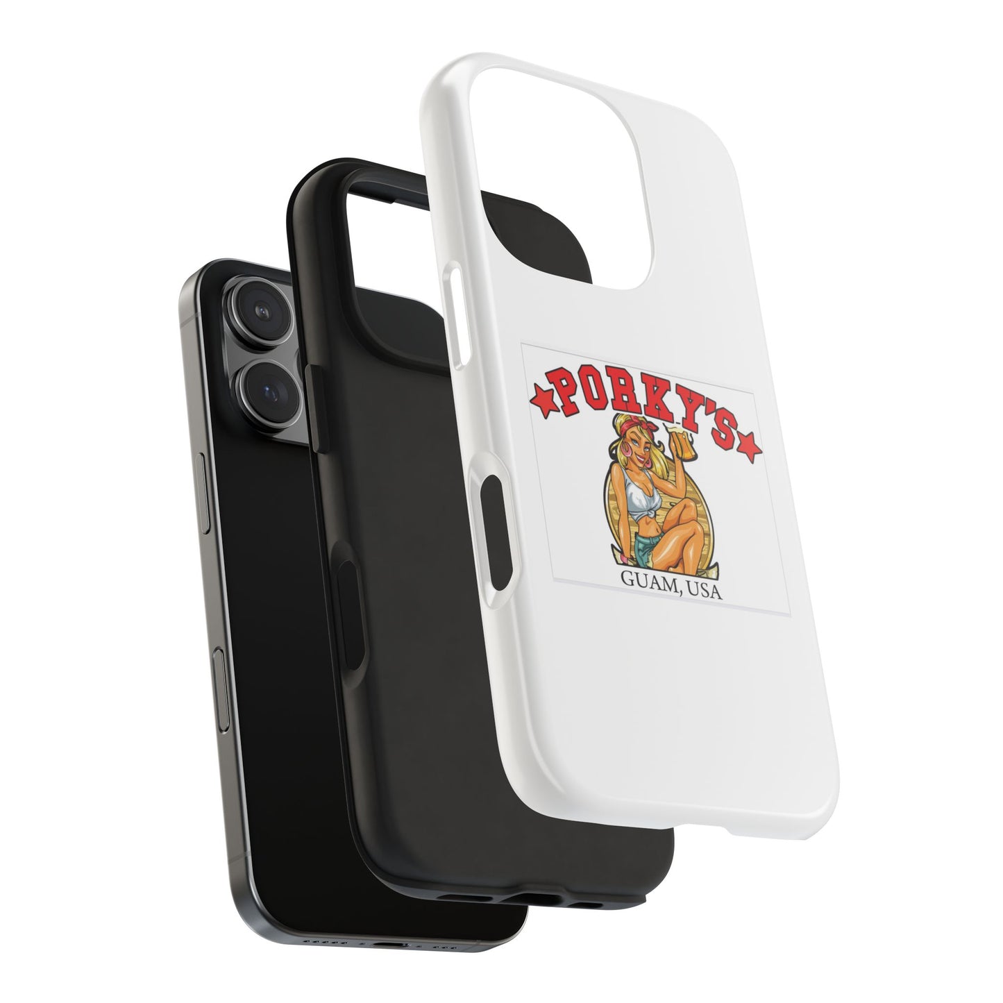 (OG Pin UP Girl) Vintage Style Tough Phone Case - Porky's Guam Design