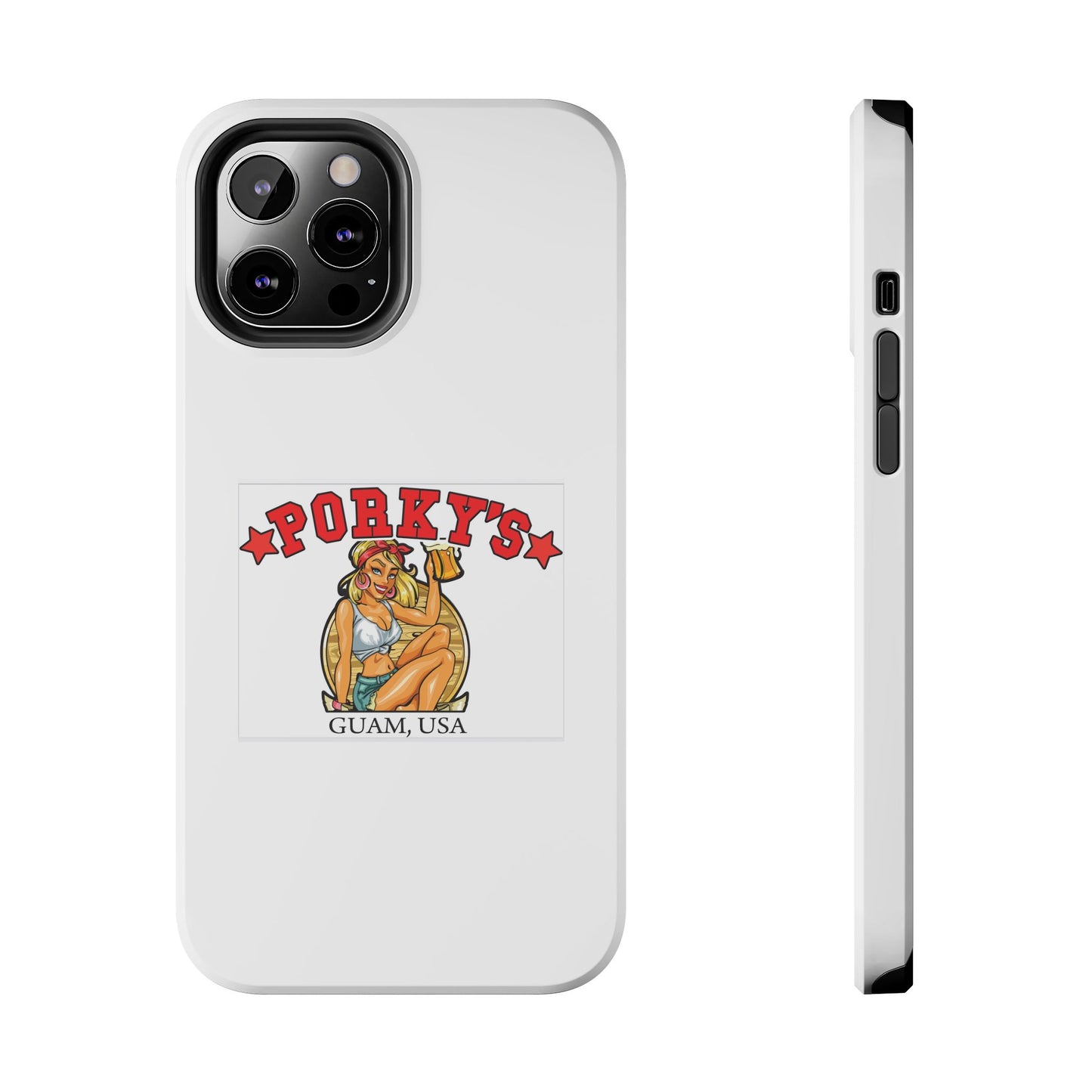 (OG Pin UP Girl) Vintage Style Tough Phone Case - Porky's Guam Design