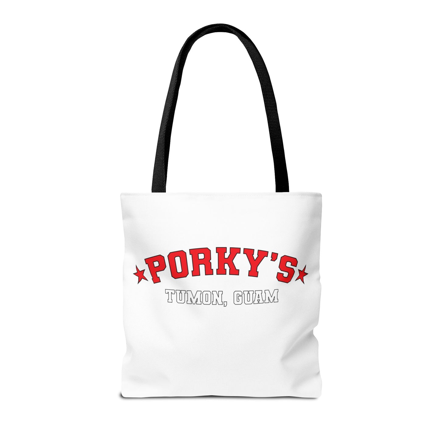 (New Porkys Pin Up) Retro Pin-Up Style Tote Bag - Porky's Tumon, Guam